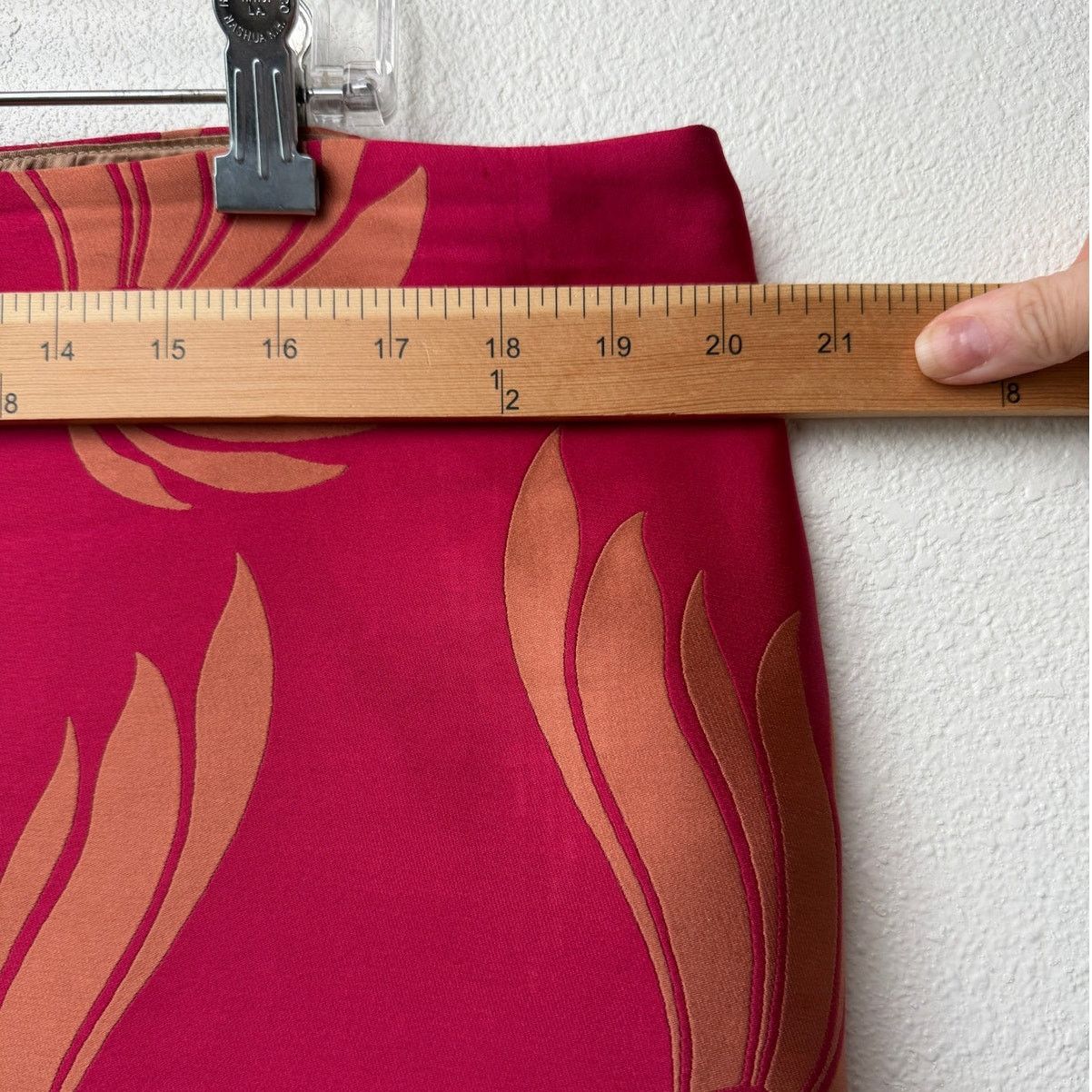 Dries Van Noten Dries Van Noten Fuchsia Peach Shell Silk Skirt US 12 Size 34" / US 12 / IT 48 - 12 Thumbnail
