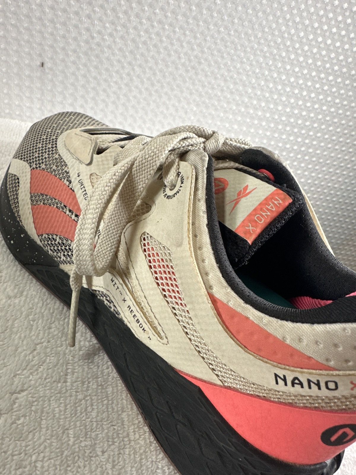 Reebok Reebok NANO X WIT 'ALABASTER PUNCH PINK' Shoes Size US 6.5 / EU 39-40 - 8 Thumbnail