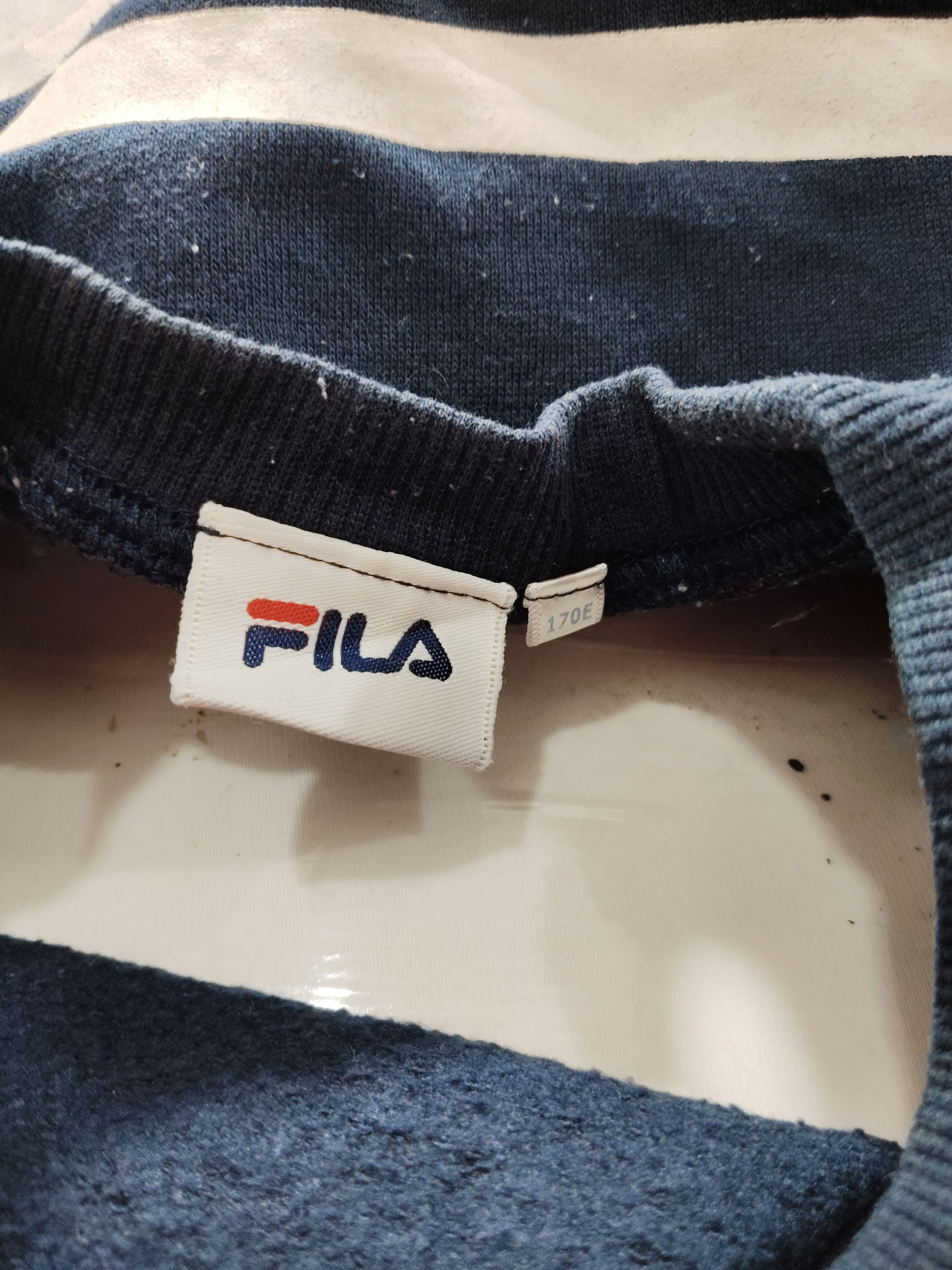 Fila × Vintage Vintage Y2k Fila Big Logo Sweatshirt Size US L / EU 52-54 / 3 - 4 Thumbnail