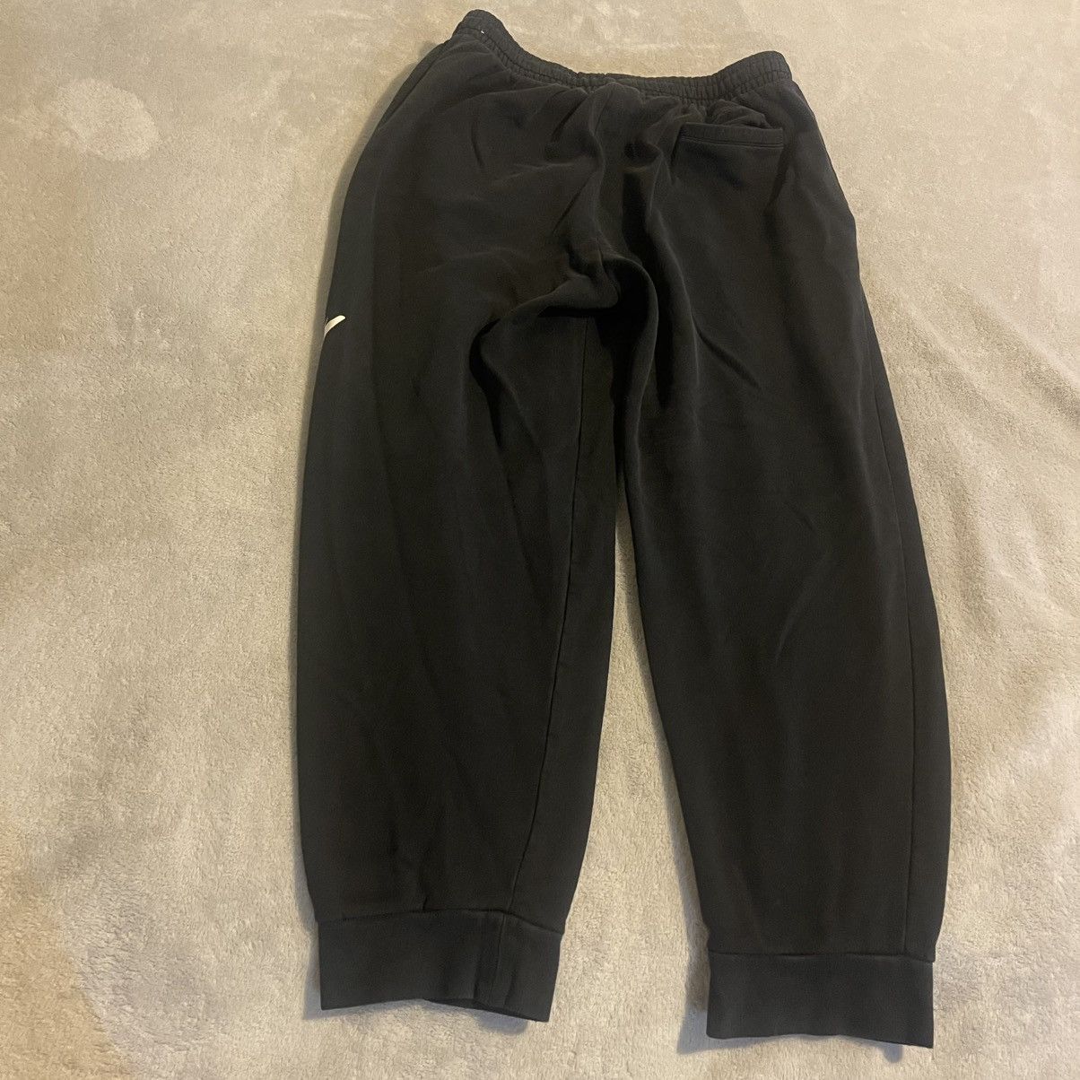 Jordan Brand Nike Air Jordan Sweatpants Men XL Black Joggers Workout Gym Size US 33 - 2 Thumbnail