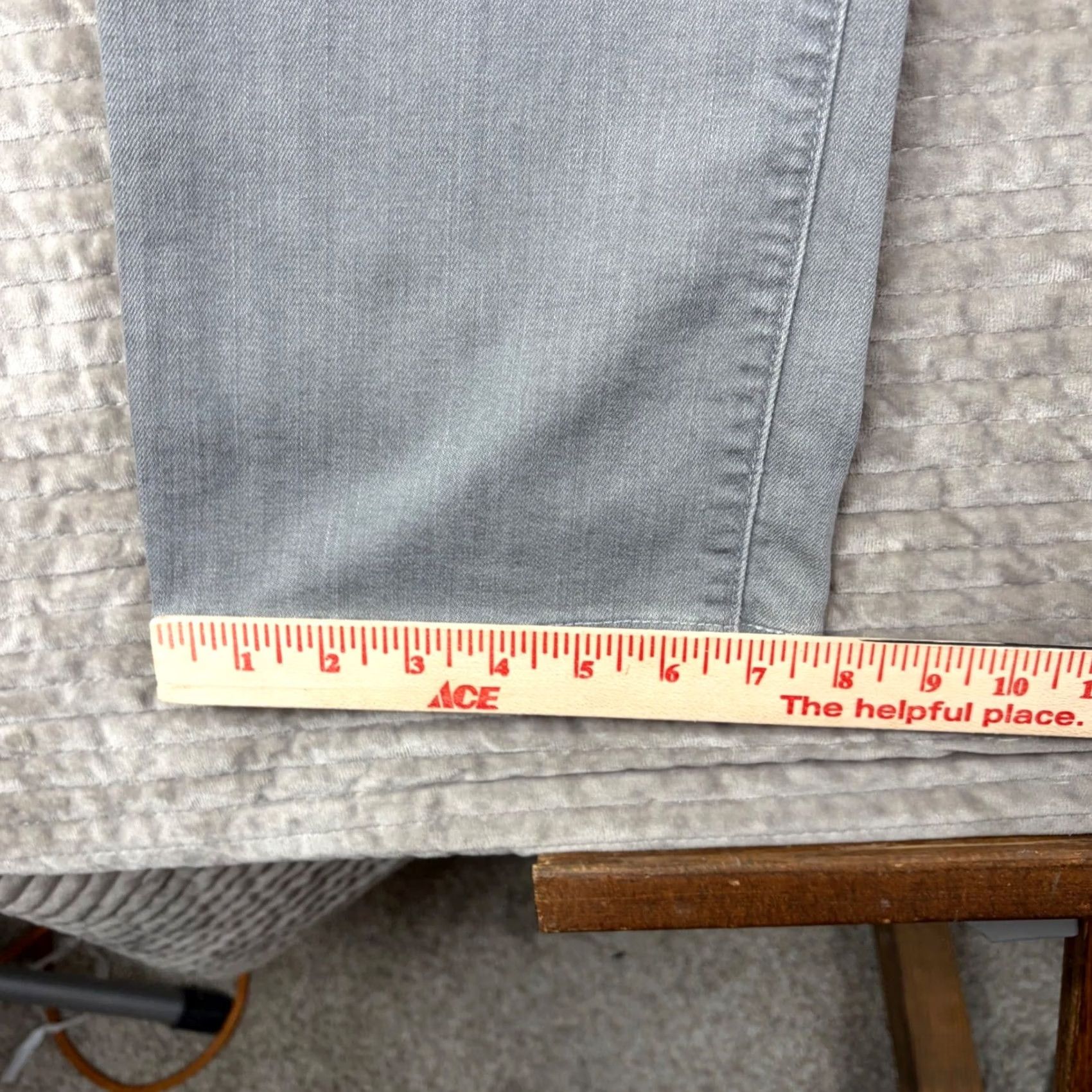 7 For All Mankind 7 For All Mankind Straight Grey Jeans Size 36 Size US 36 / EU 52 - 3 Thumbnail