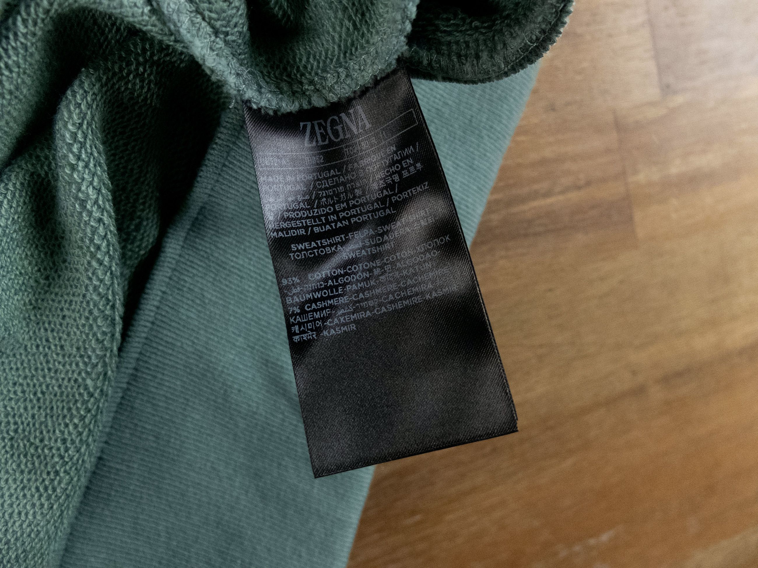 Ermenegildo Zegna ZEGNA green cotton cashmere hoodie sweatshirt Medium Size US M / EU 48-50 / 2 - 8 Thumbnail