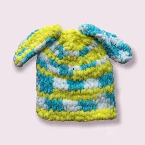 Handmade Handmade Knitted Balaclava Ski Mask Bunny Rabbit Style Size ONE SIZE - 4 Thumbnail