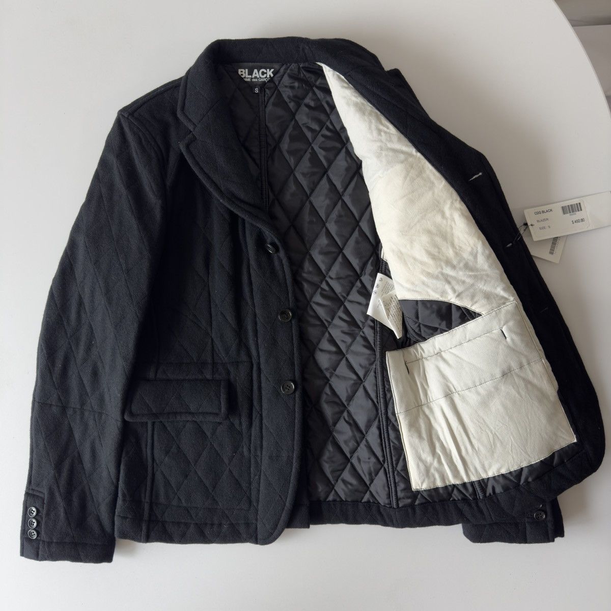 Comme des Garcons Black BLACK Comme des Garçons Wool Padded Blazer Size S / US 4 / IT 40 - 2 Thumbnail