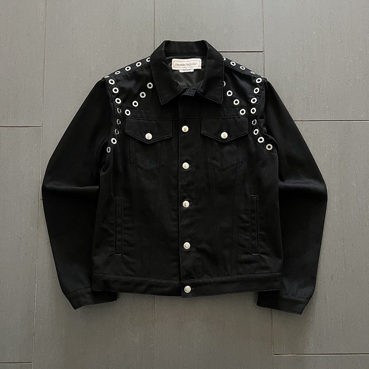Alexander McQueen Alexander McQueen SS23 Eyelet Harness Denim Jacket Size US M / EU 48-50 / 2 - 1 Thumbnail
