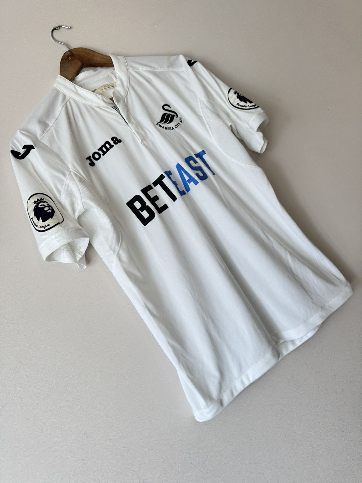 Joma Jack Cork #24 Swansea City 2016-2017 Match Worn Signed Shirt Size US M / EU 48-50 / 2 - 7 Thumbnail