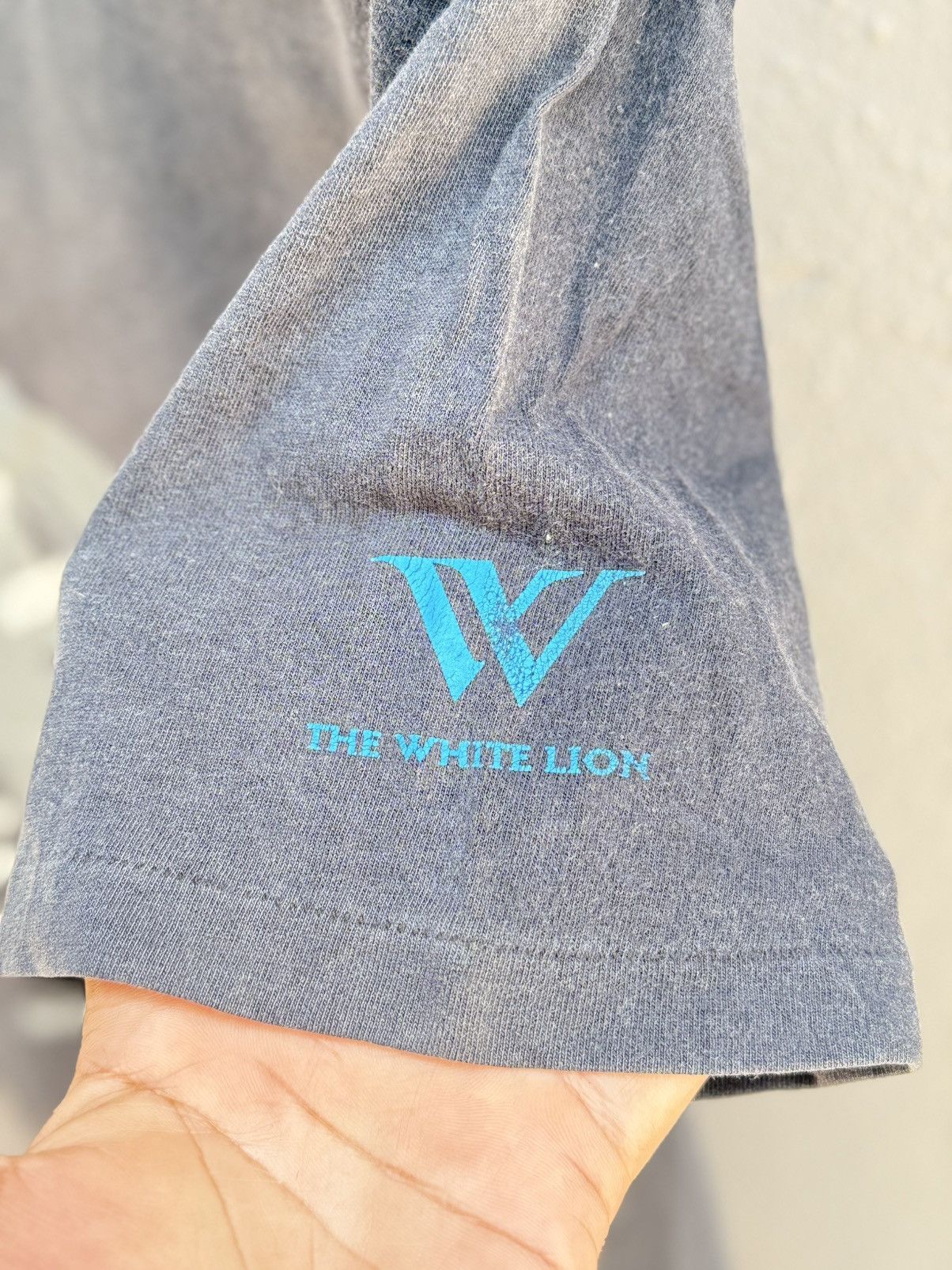 Anime Thrashed Vintage Anime The White Lion Collabolation Faded T Size US M / EU 48-50 / 2 - 6 Thumbnail