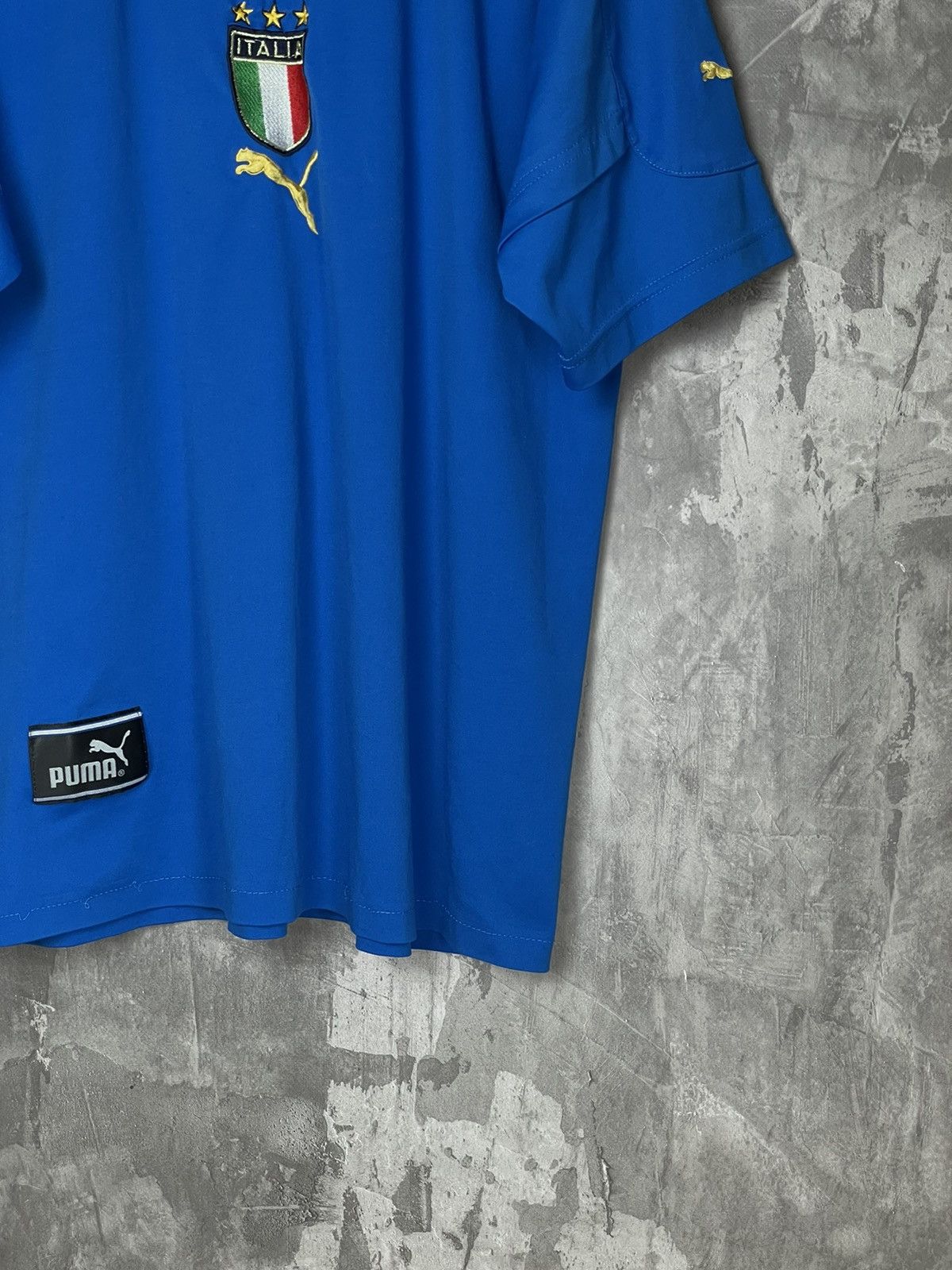 Puma Puma Italy Franchesco Totti Home Vintage 90s Soccer Jersey Size US L / EU 52-54 / 3 - 7 Thumbnail