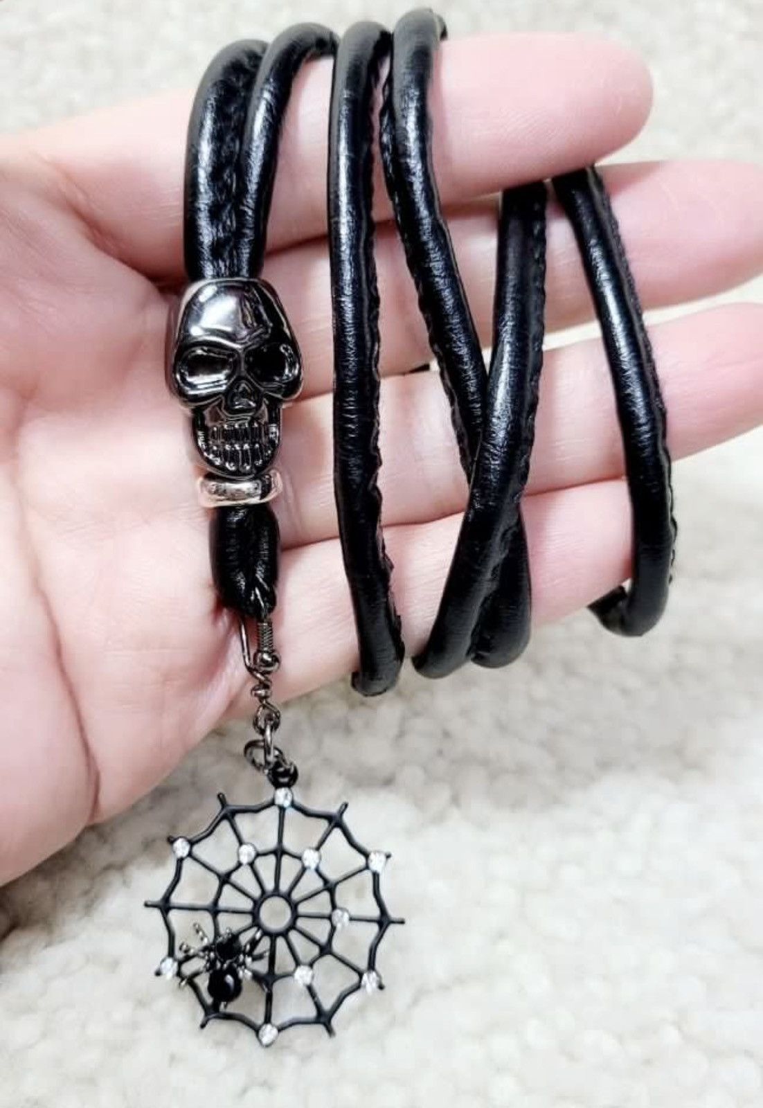 Japanese Brand × Kapital × Vintage Gothil Skull Necklace ☠️ 💀 Size ONE SIZE - 1 Thumbnail