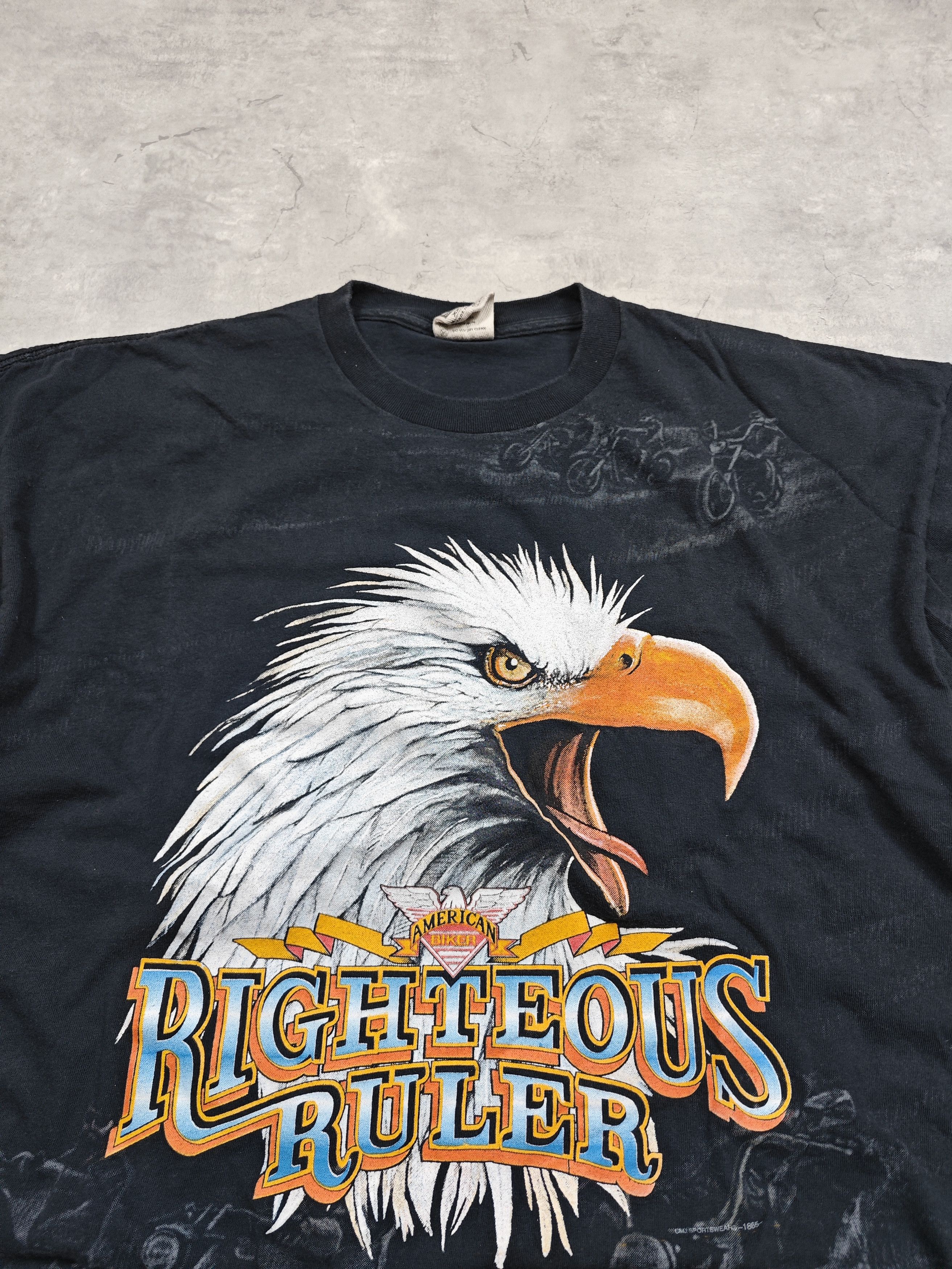 Vintage American CMJ Righteous Ruler vintage t shirt Size US XL / EU 56 / 4 - 2 Thumbnail