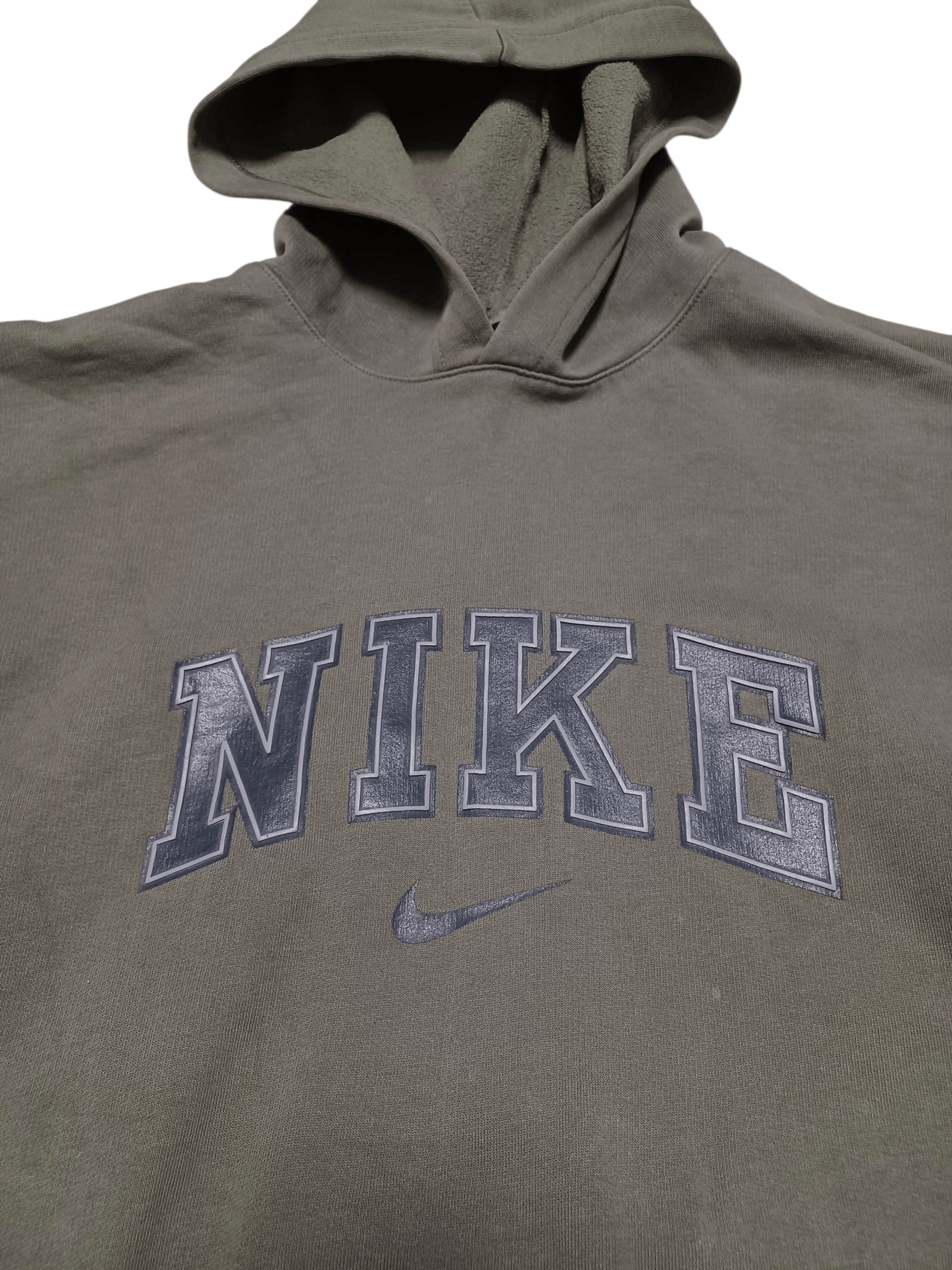 Nike NIKE VINTAGE 00S BIGLOGO MILITARY KHAKI SK8 HOODIE Size US XL / EU 56 / 4 - 2 Thumbnail