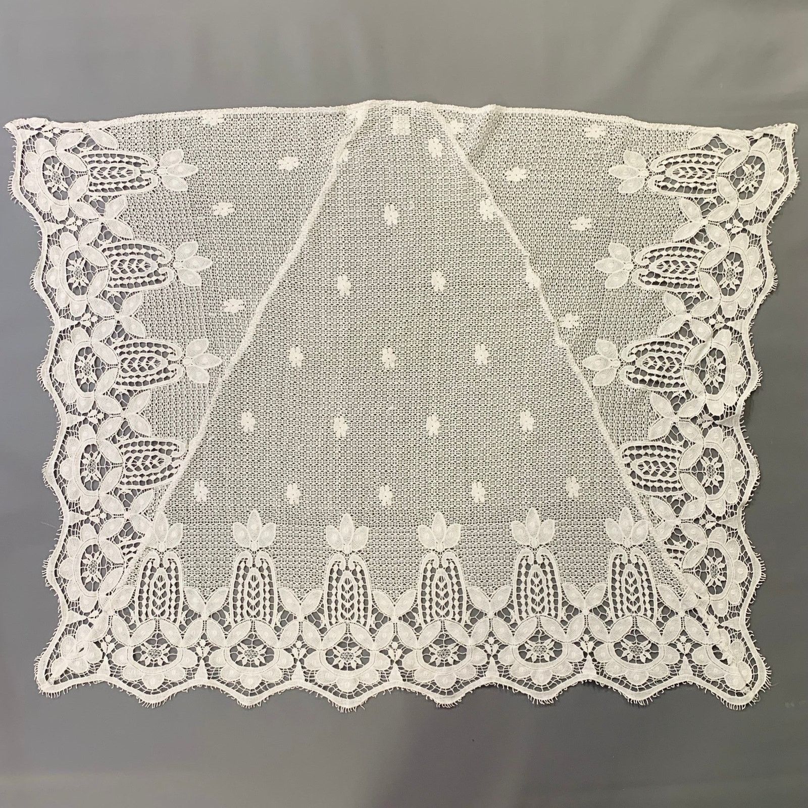 Other MIGUELINA White Crochet Cotton Scarf Shawl Size ONE SIZE - 1 Thumbnail