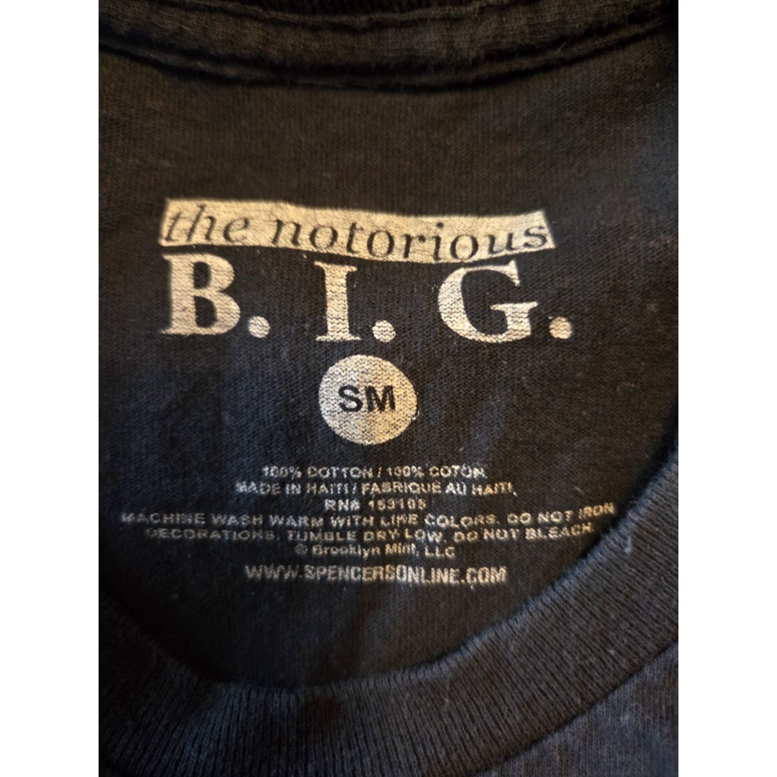 Vintage The Notorious B.I.G. Biggie Smalls & Puff Daddy Graphic T-Shirt Size Small Black Size US S / EU 44-46 / 1 - 2 Thumbnail