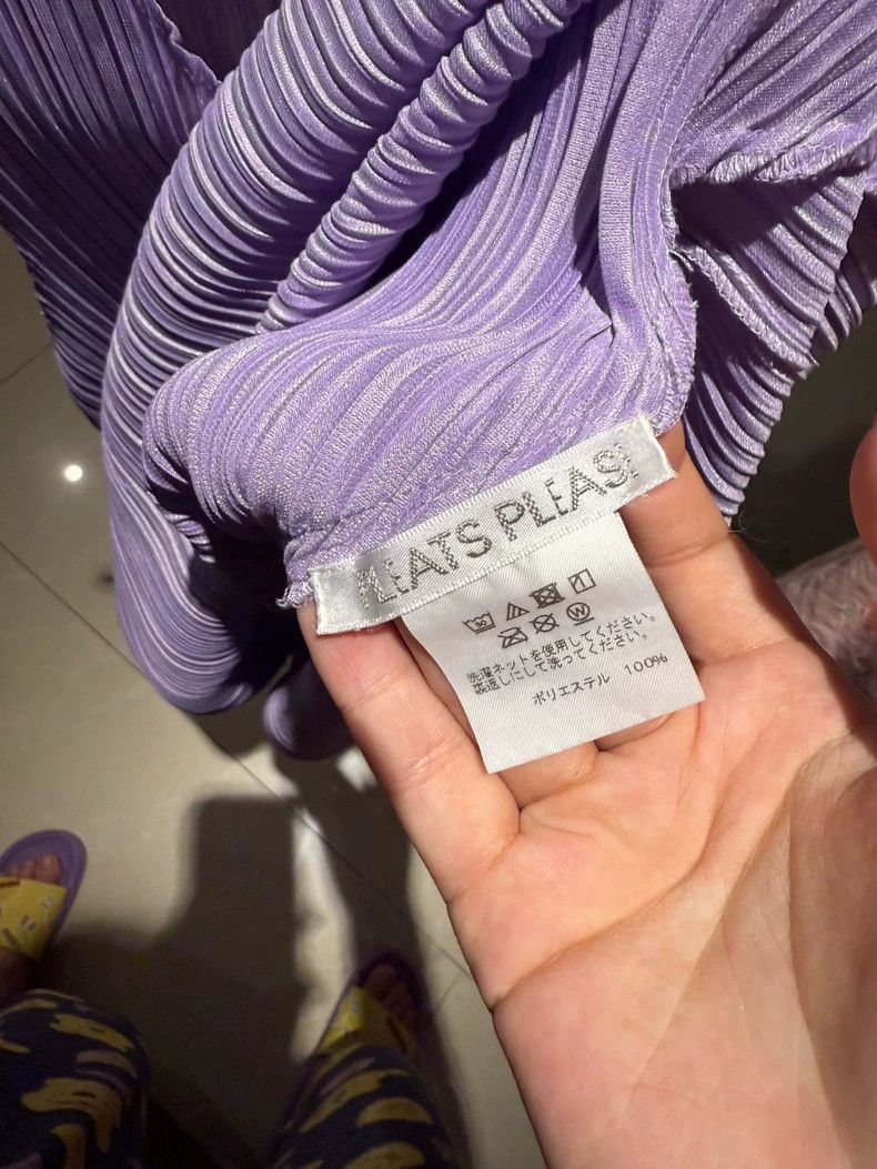 Issey Miyake Issey Miyake size:3 Light taro purple vest dress Size XS / US 0-2 / IT 36-38 - 2 Thumbnail