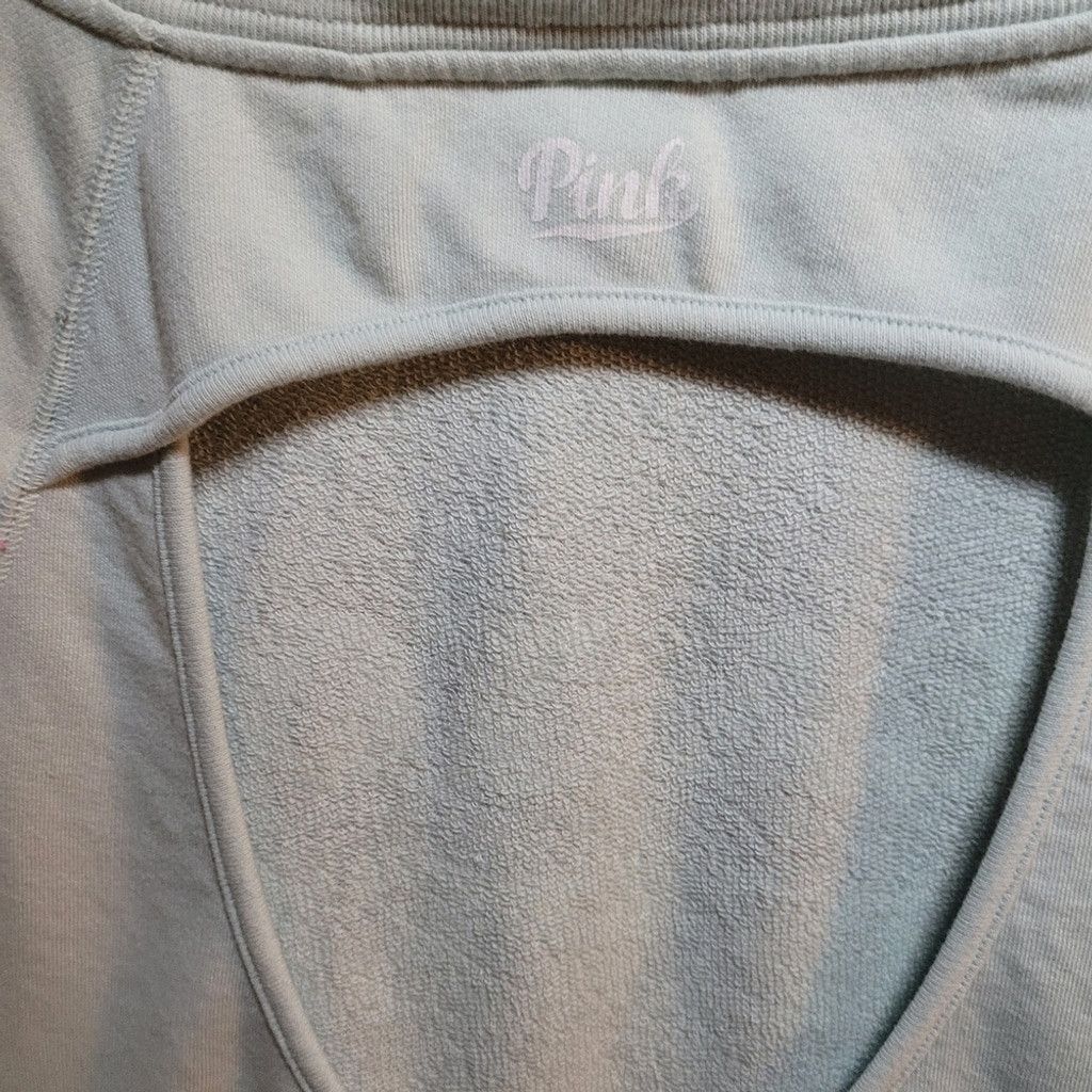 Pink PINK Victoria Secret, light green sweatshirt, GUC, Small Size XS / US 0-2 / IT 36-38 - 6 Thumbnail