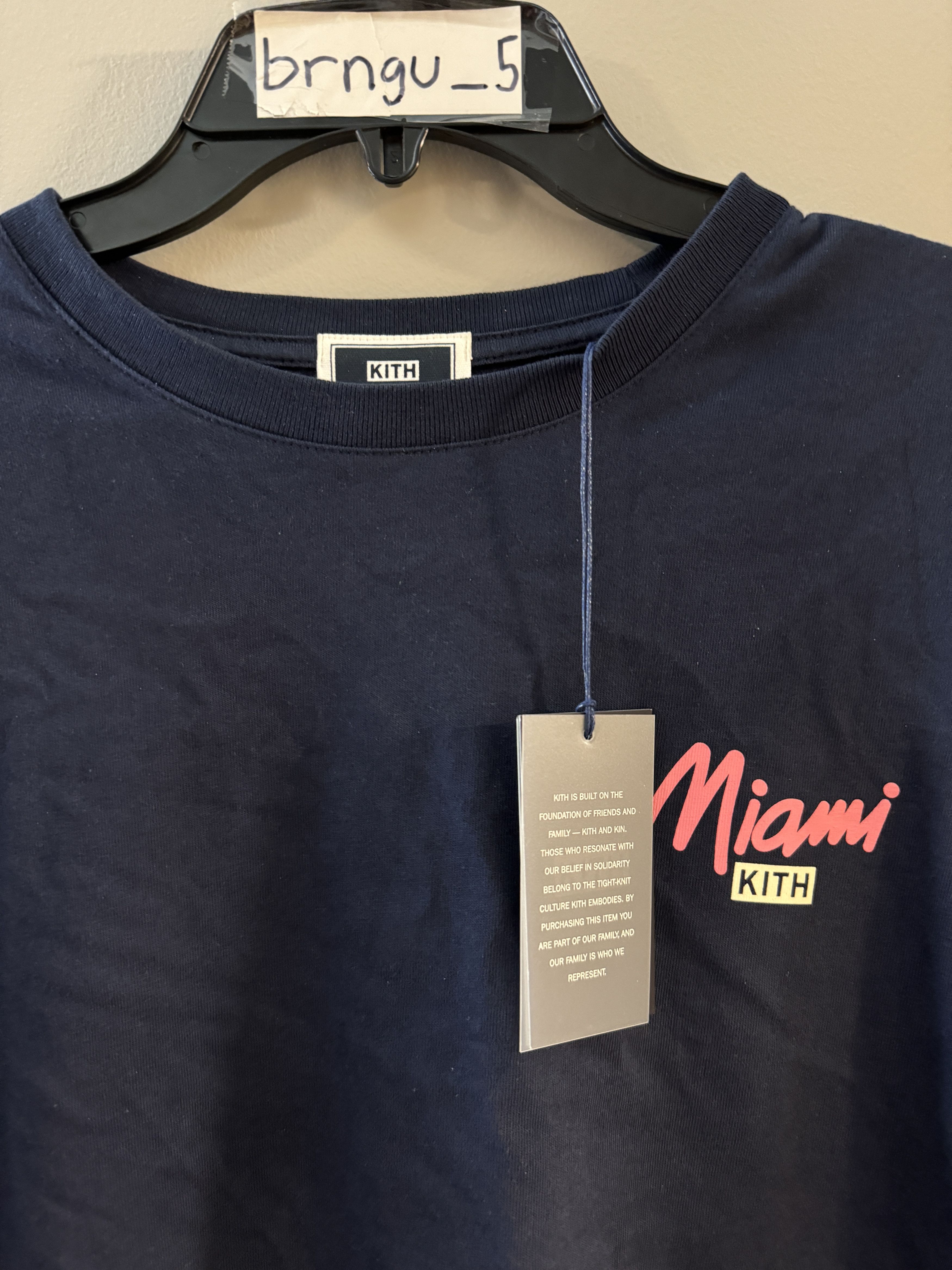 Kith Kith Flamingo Script Tee Size Medium M Miami South Beach Size US M / EU 48-50 / 2 - 3 Thumbnail
