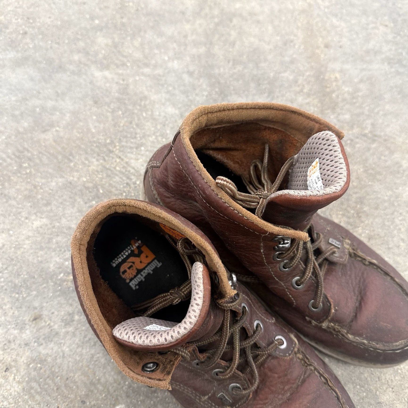 Timberland Timberland Pro Barstow Boot Alloy Toe Brown Mens Size 9 M Insole Foam Leather Upper Leather Outsole Work & Safety Shoes Size US 9 / EU 42 - 3 Thumbnail