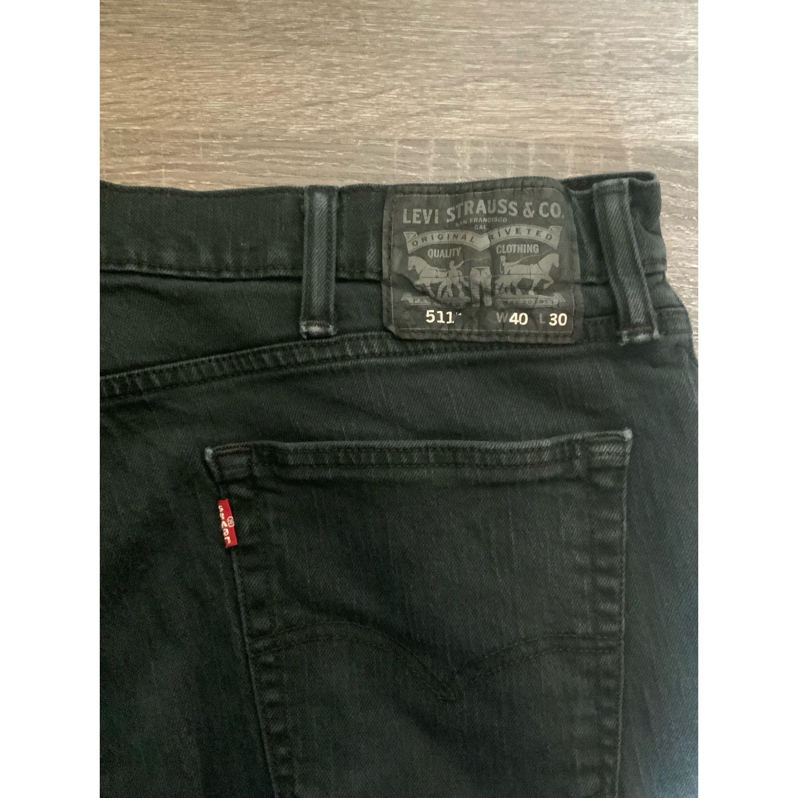 Levi's Levi’s levi 511 Slim Fit Dark Hollow Stretch Jeans Men Size US 40 / EU 56 - 3 Thumbnail