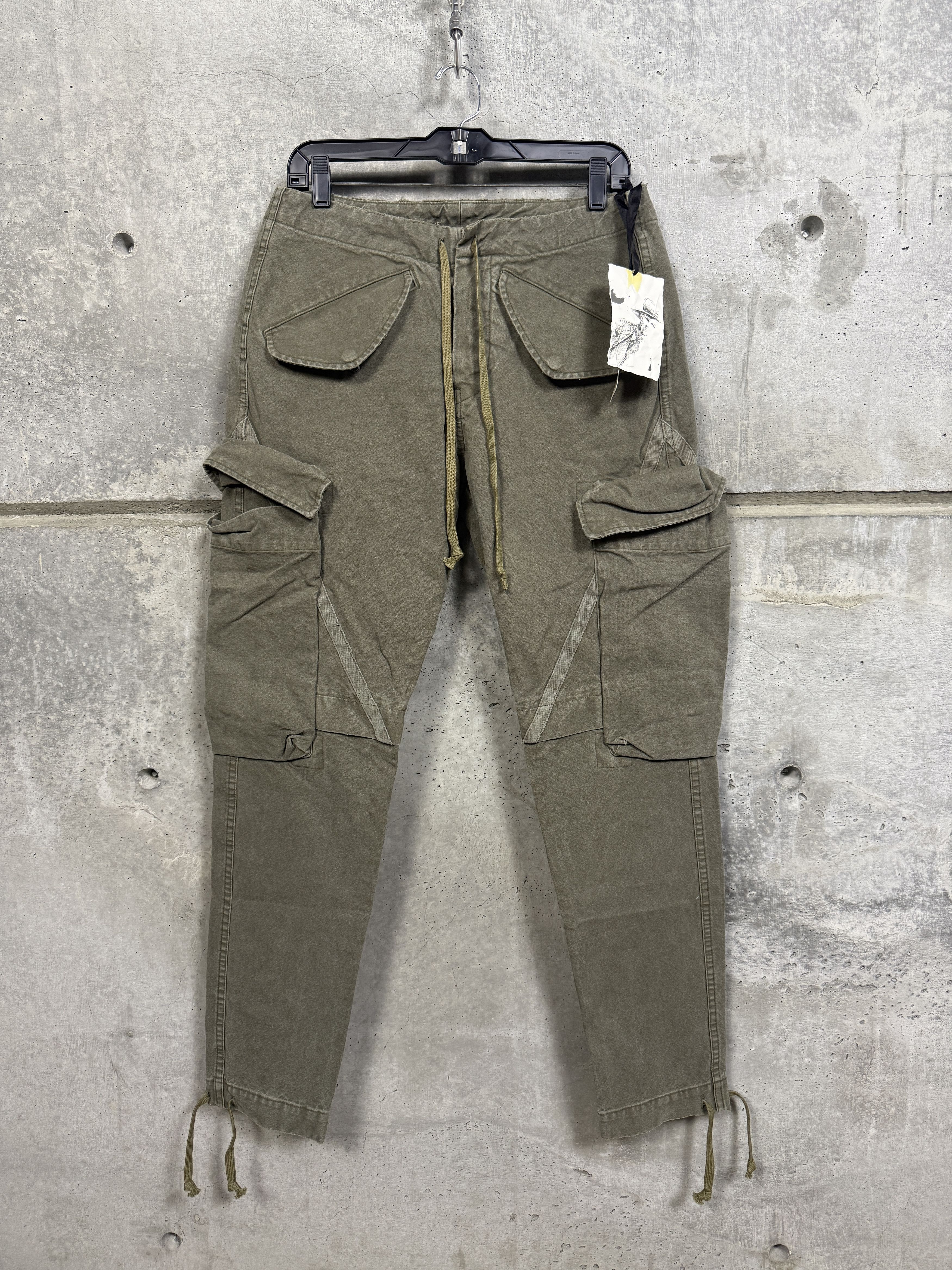 $995 Greg Lauren Army 34 GL Cargo Pants