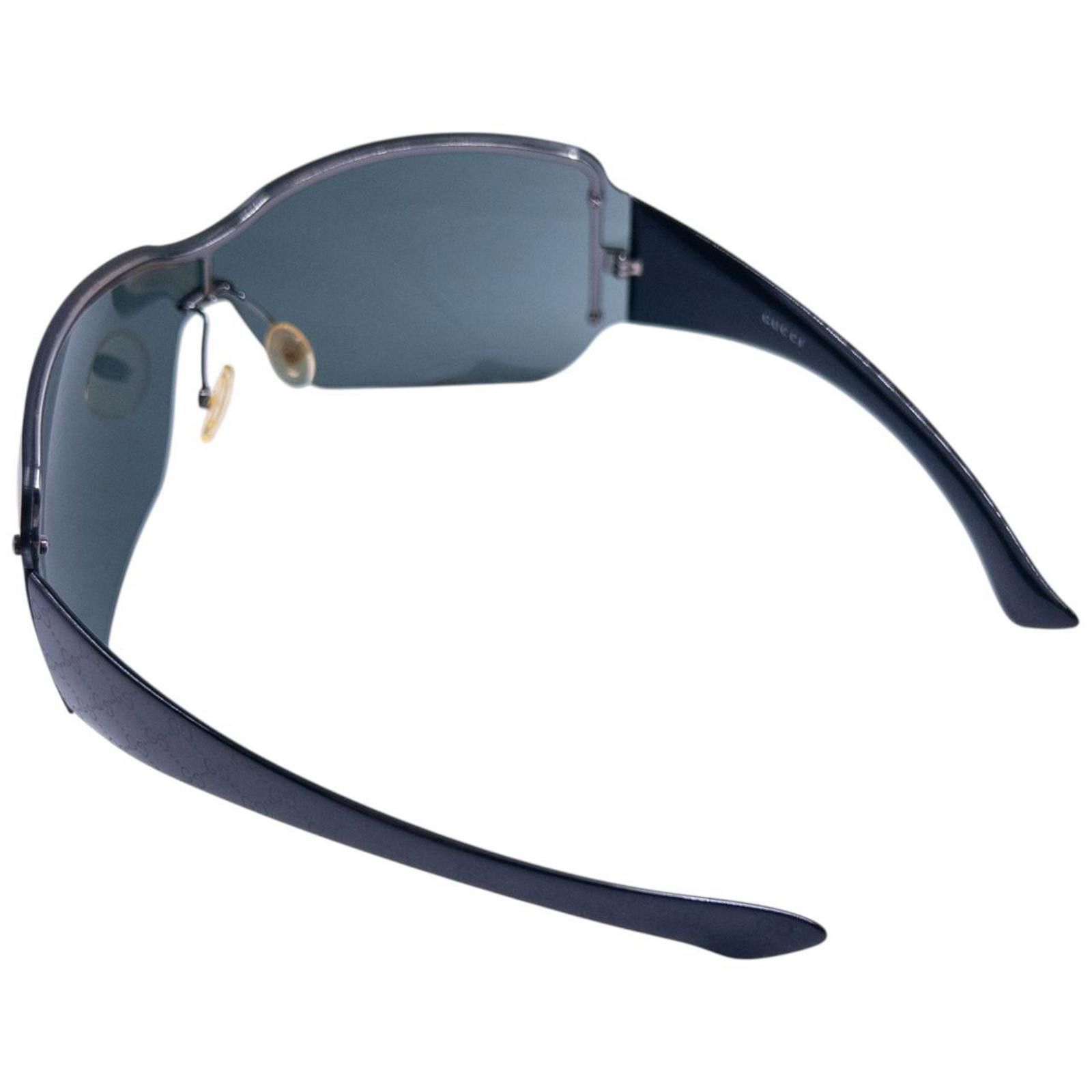 Gucci Vintage Gucci Monogram Sunglasses Size ONE SIZE - 4 Thumbnail