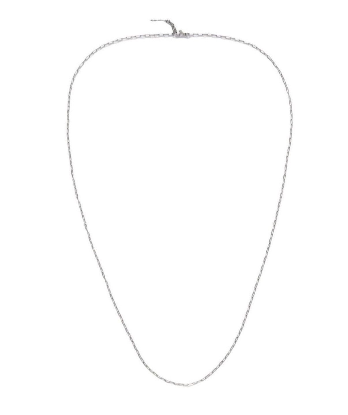 Saint Laurent Paris Saint Laurent Long Chain Necklace in Silver Retail $495 Size ONE SIZE - 1 Thumbnail