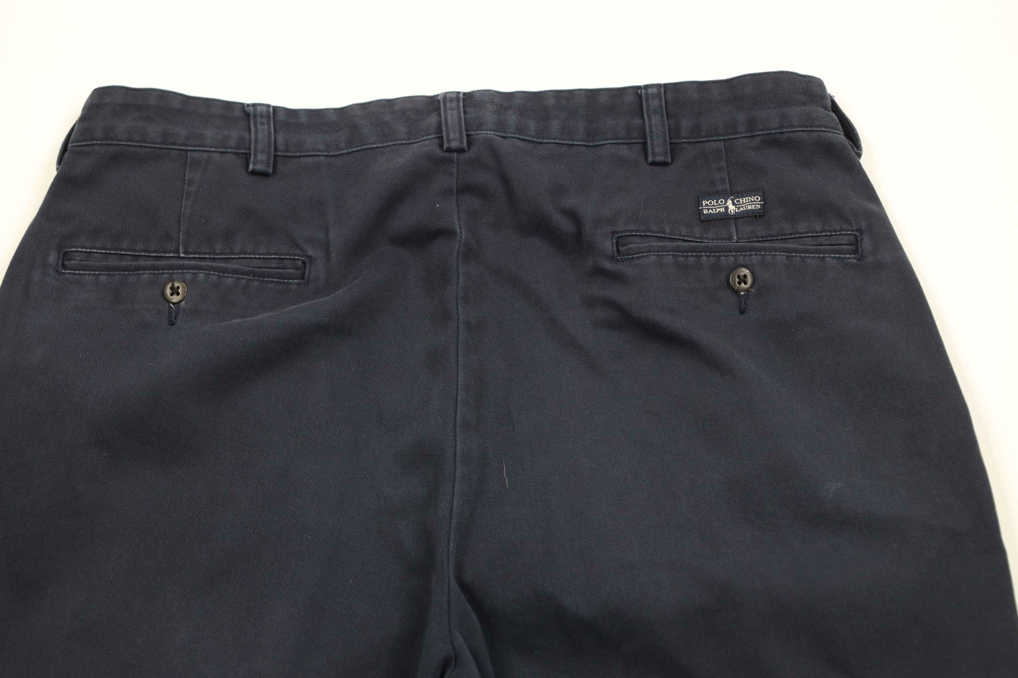 Ralph Lauren Vintage 90s Ralph Lauren Wide Leg Chino Pants Cotton Blue Size US 34 / EU 50 - 10 Thumbnail
