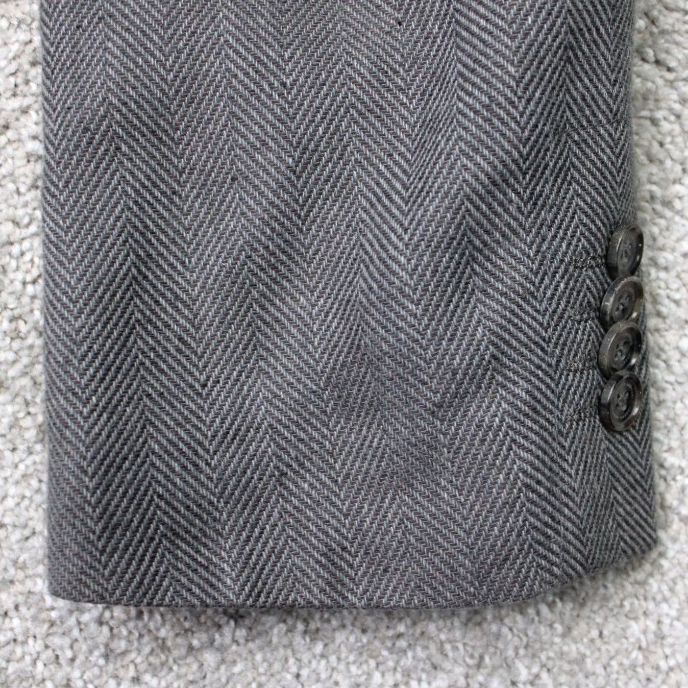 Joseph Abboud Joseph Abboud Blazer Mens 2XL Gray Linen/Cotton 2 Button Sports Jacket Blazer Mens 2XL Gray Linen/Cotton 2 Button Sports Jacket Size 48R - 6 Thumbnail