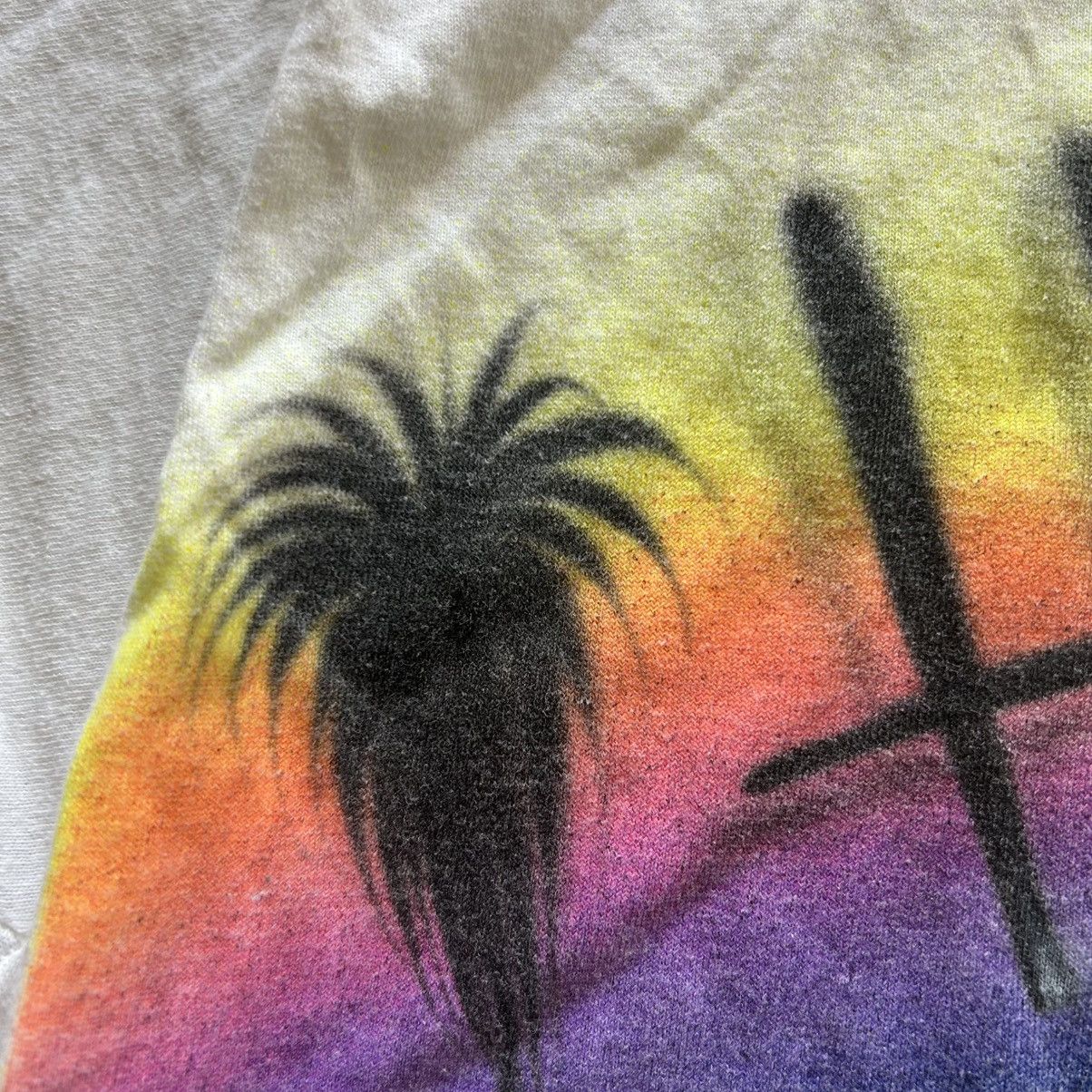 Vintage Vintage Hollywood Spray print tee White Size US XL / EU 56 / 4 - 5 Thumbnail