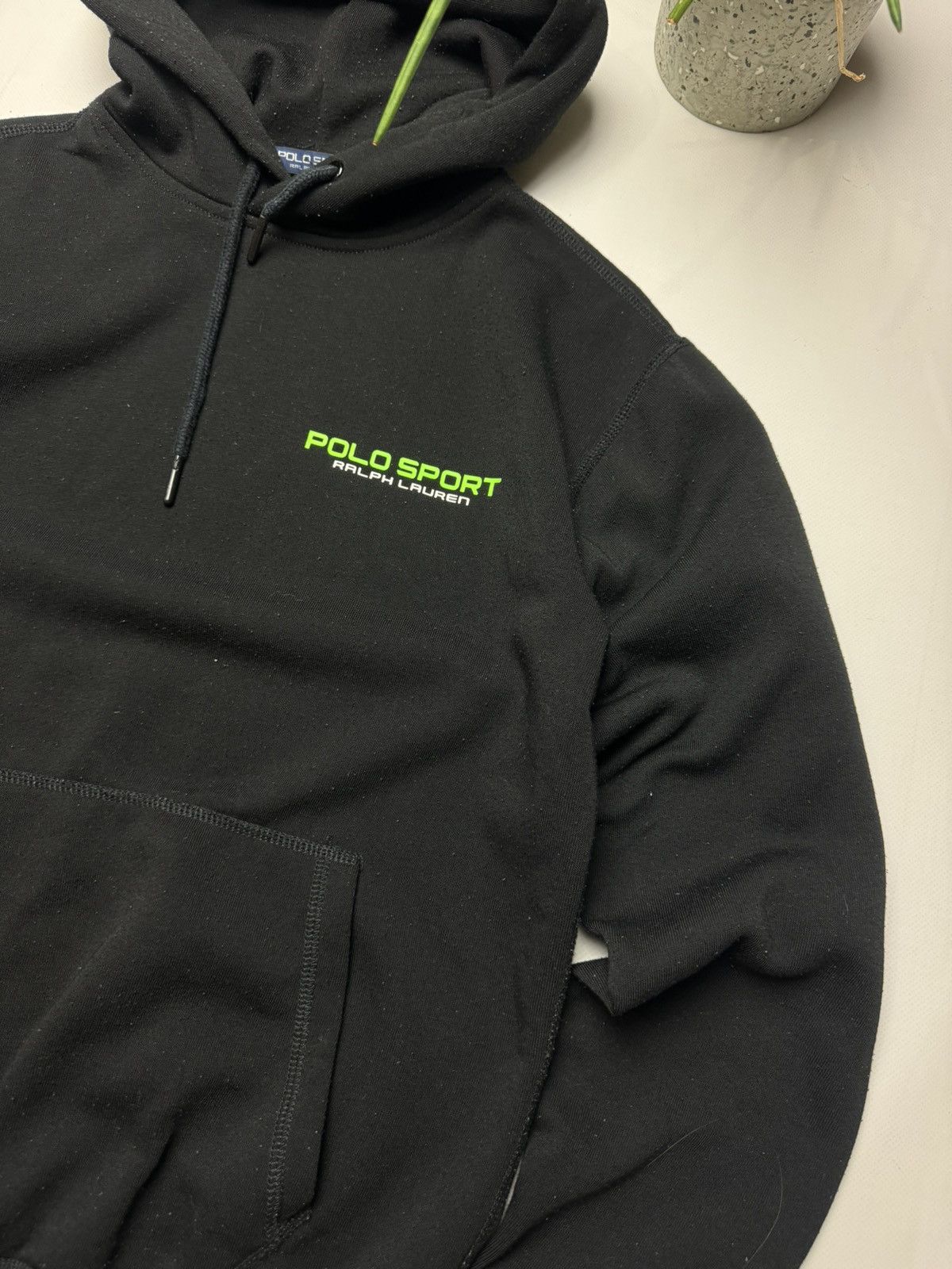 Polo Ralph Lauren × Vintage Rare vintage Polo Ralph Lauren Sport hoodie black y2k Size US S / EU 44-46 / 1 - 3 Thumbnail