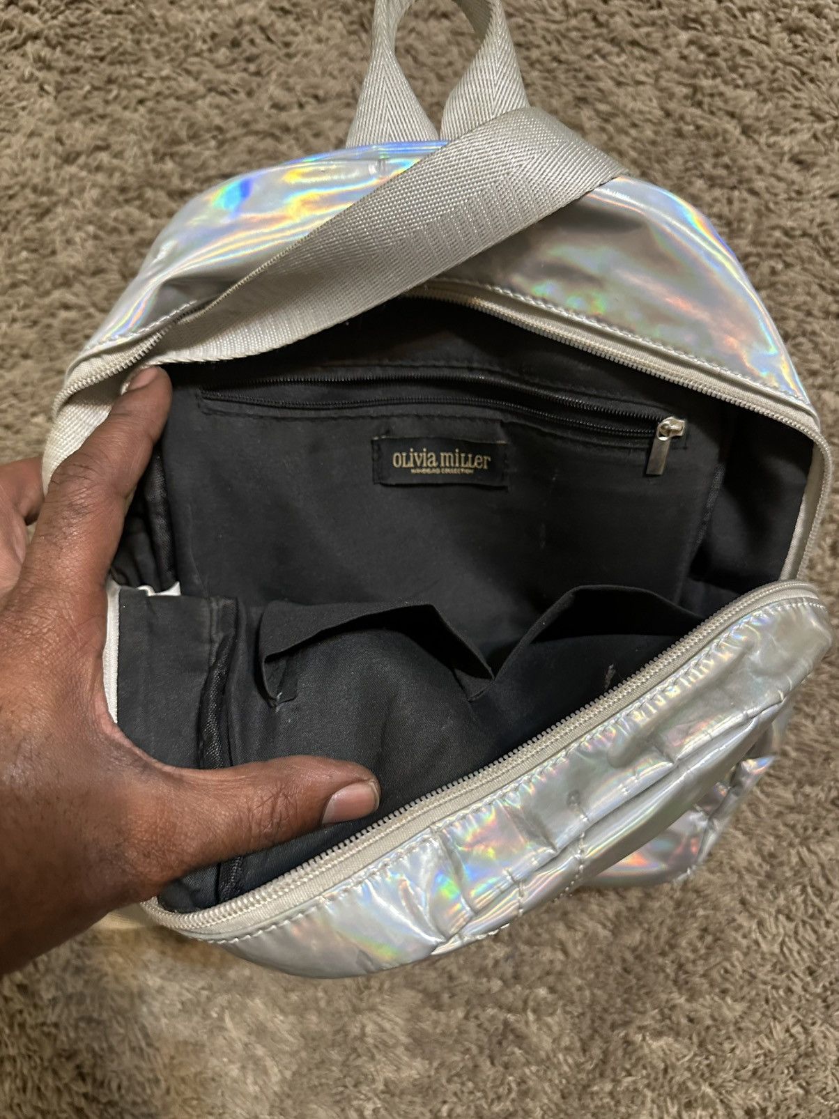 NBA × Vintage Vintage OLIVIA MILLER “bling bling” backpack 00s Size ONE SIZE - 3 Thumbnail