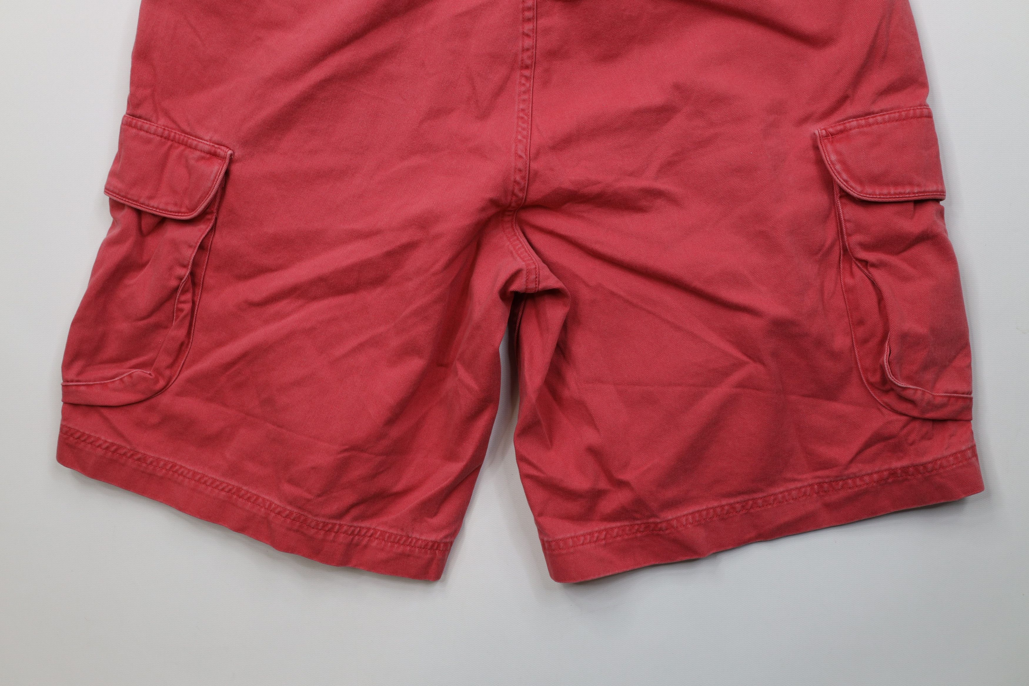 Ralph Lauren Vintage 90s Ralph Lauren Cargo Shorts Red Cotton Chinos Size US 34 / EU 50 - 13 Thumbnail