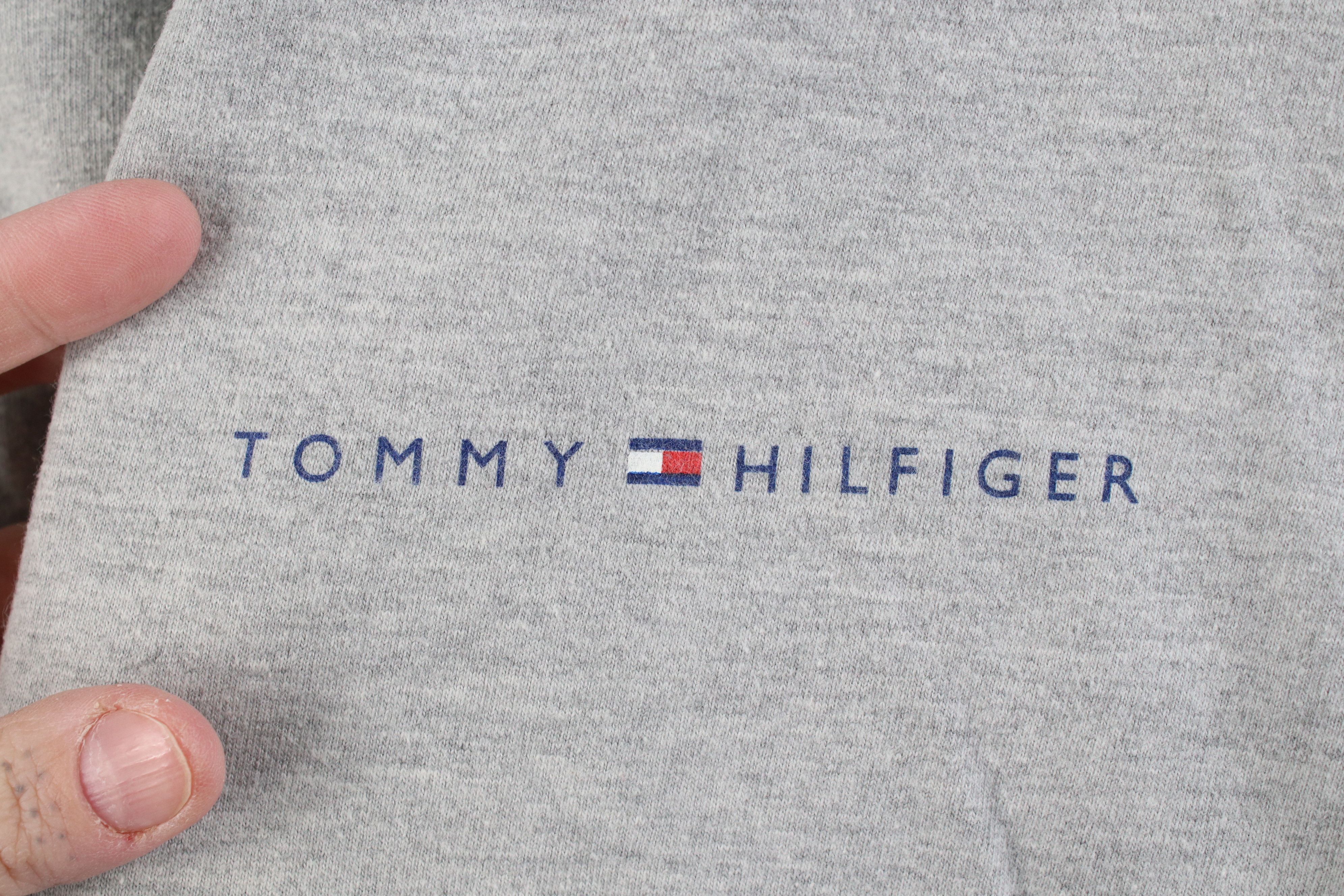 Tommy Hilfiger Vintage 90s Y2K Tommy Hilfiger Spell T-Shirt Heather Gray Size US XL / EU 56 / 4 - 4 Thumbnail