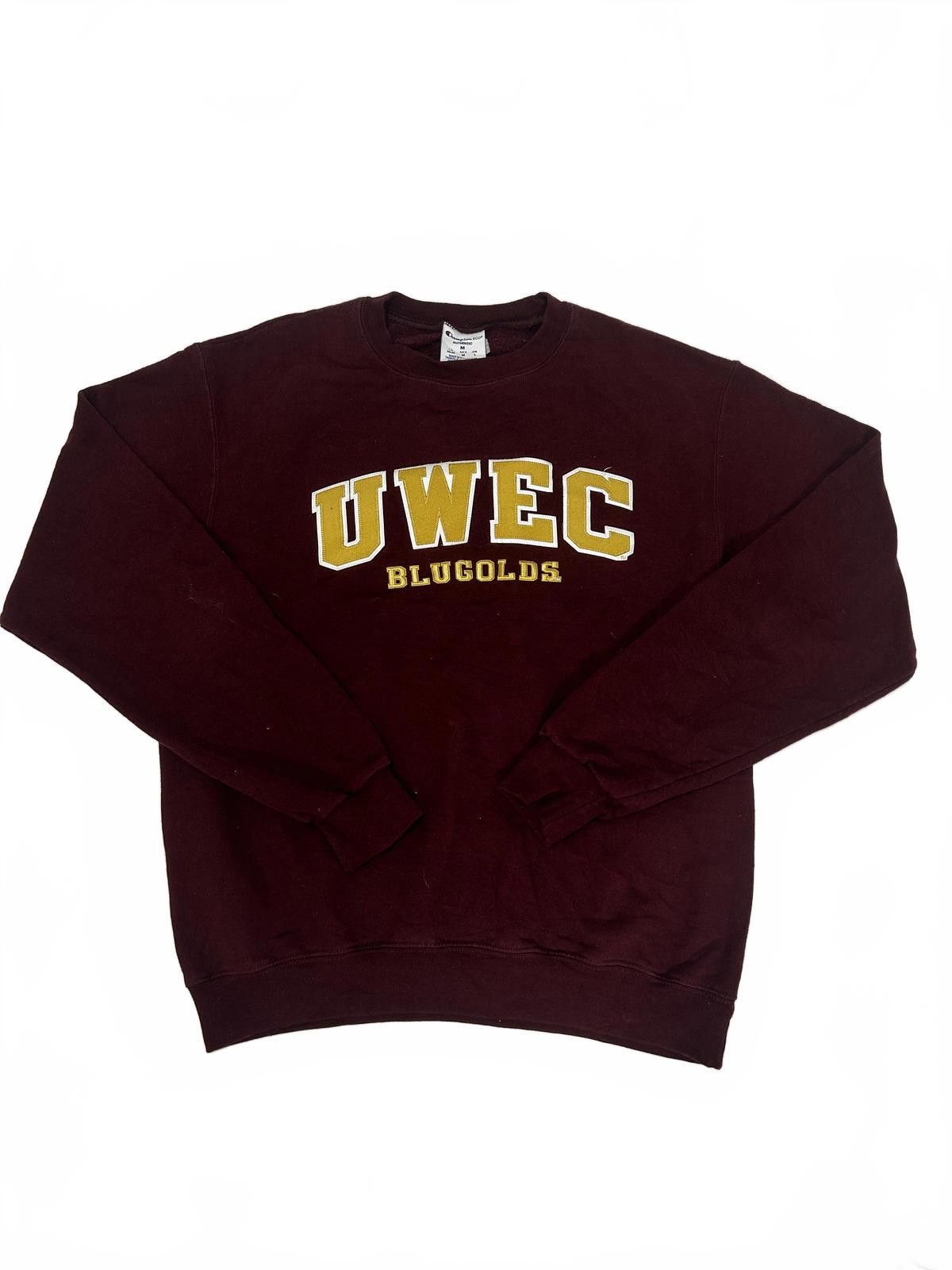 Champion UWEC Blugolds Maroon Crewneck Sweatshirt Medium Size US M / EU 48-50 / 2 - 2 Thumbnail