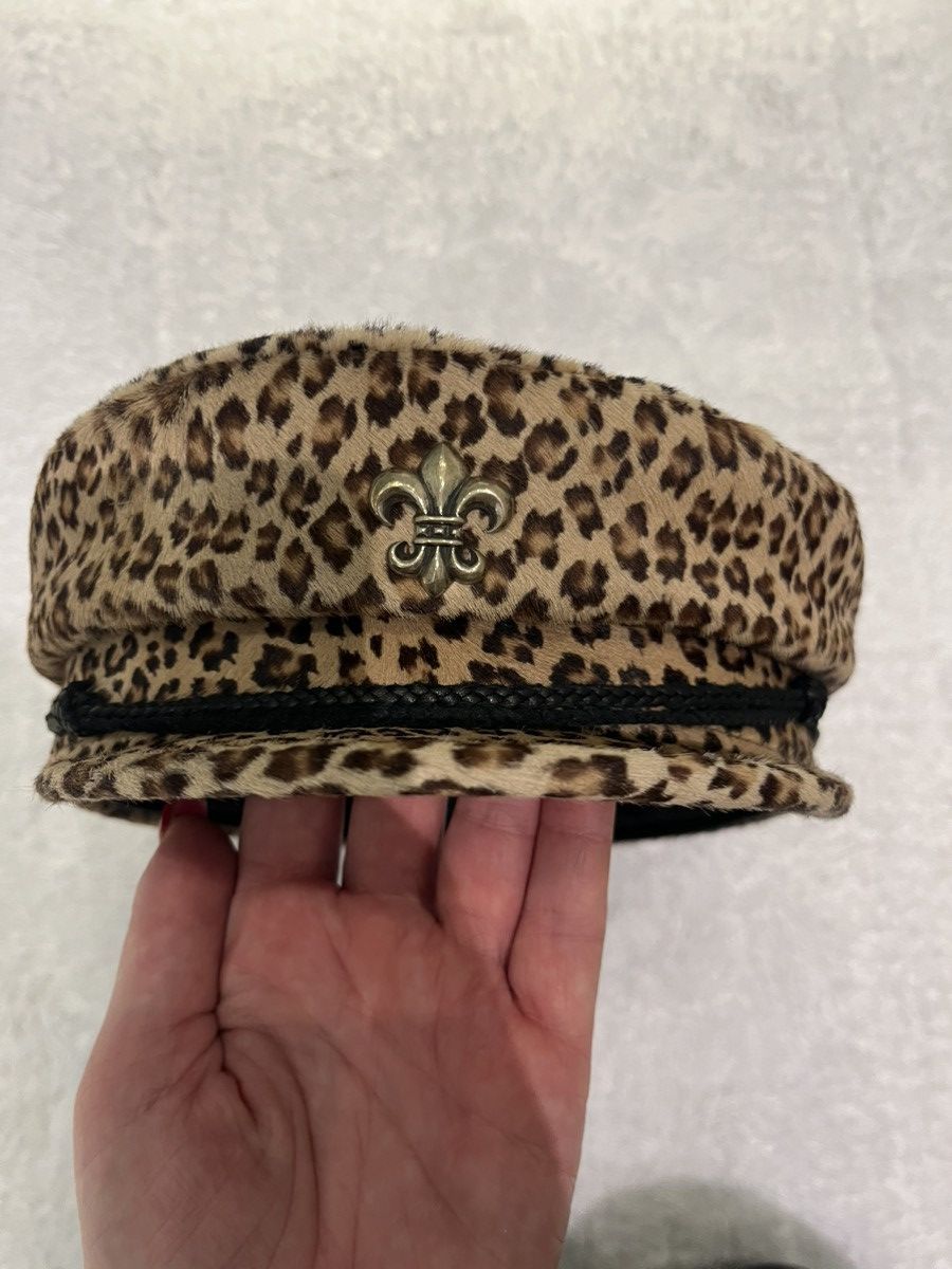 image of Chrome Hearts Cheetah Hat in Brown, Women's