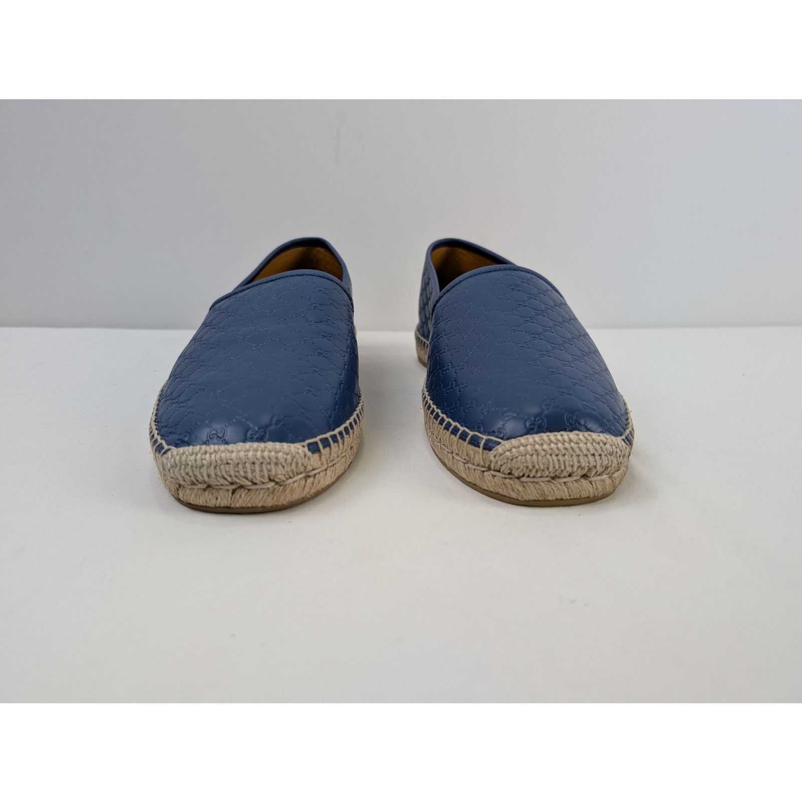 Gucci o1rshd1 Micro shoe Boots in Blue/Beige Size US 12.5 / EU 45-46 - 11 Thumbnail