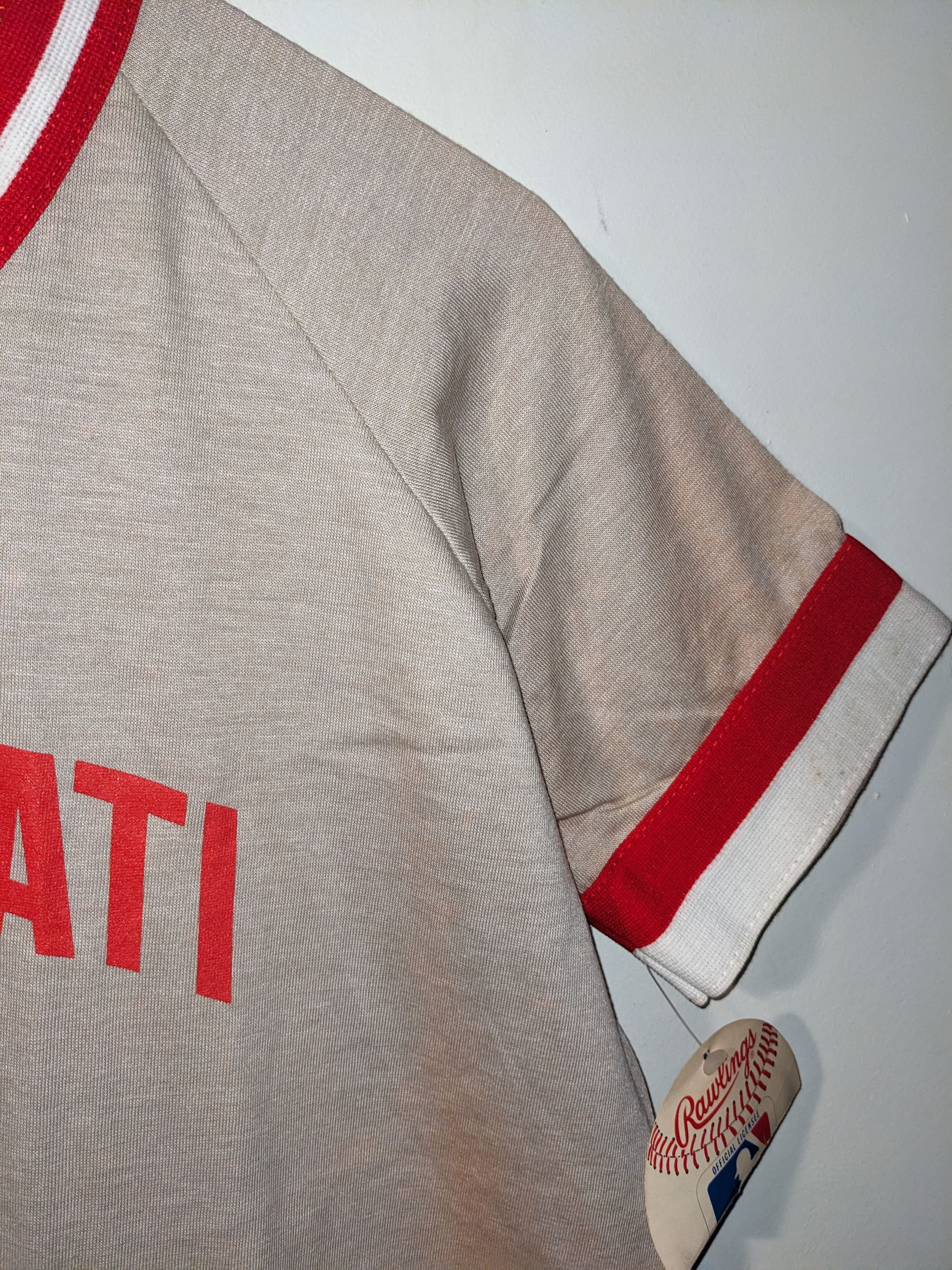 MLB × Vintage Vintage 80s Cincinnati Reds Rawlings YOUTH X-Large T-Shirt Size US XL / EU 56 / 4 - 9 Thumbnail