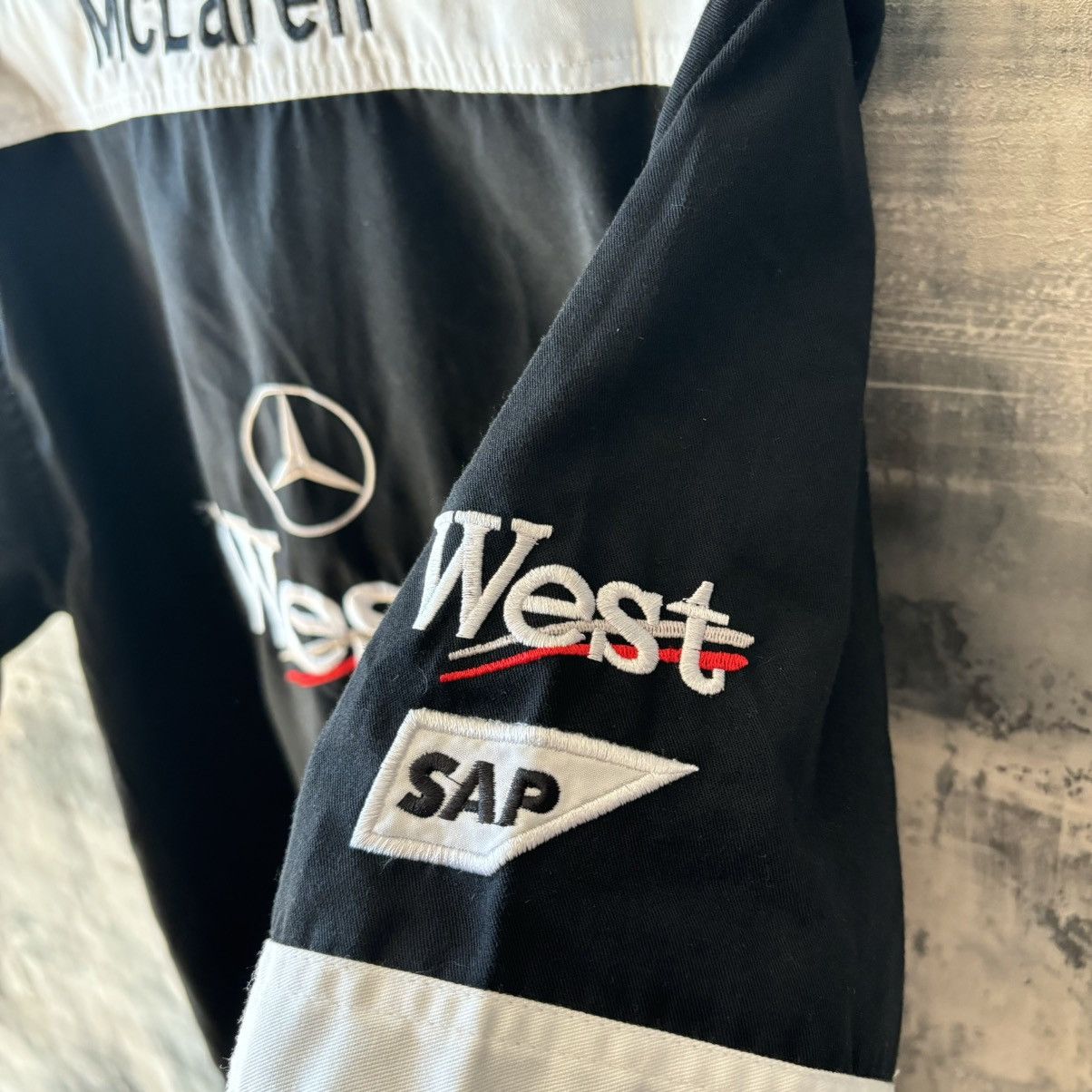 Mercedes-Benz × Vintage RARE❗️Vintage Mercedes Benz West McLaren Shirt Size US XL / EU 56 / 4 - 4 Thumbnail
