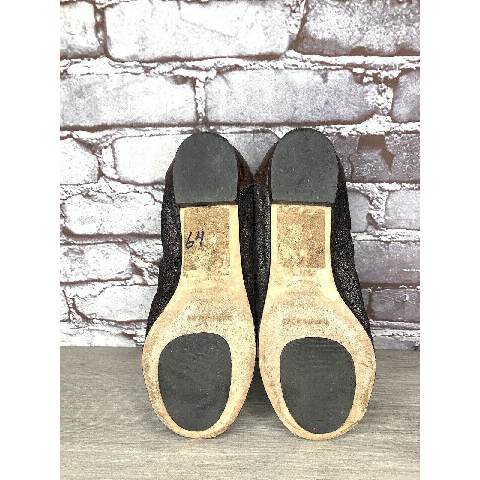 Other Anyi Lu Cate Brown Metallic Flecked Suede Leather Cap Toe Ba Size US 10 / IT 40 - 9 Thumbnail