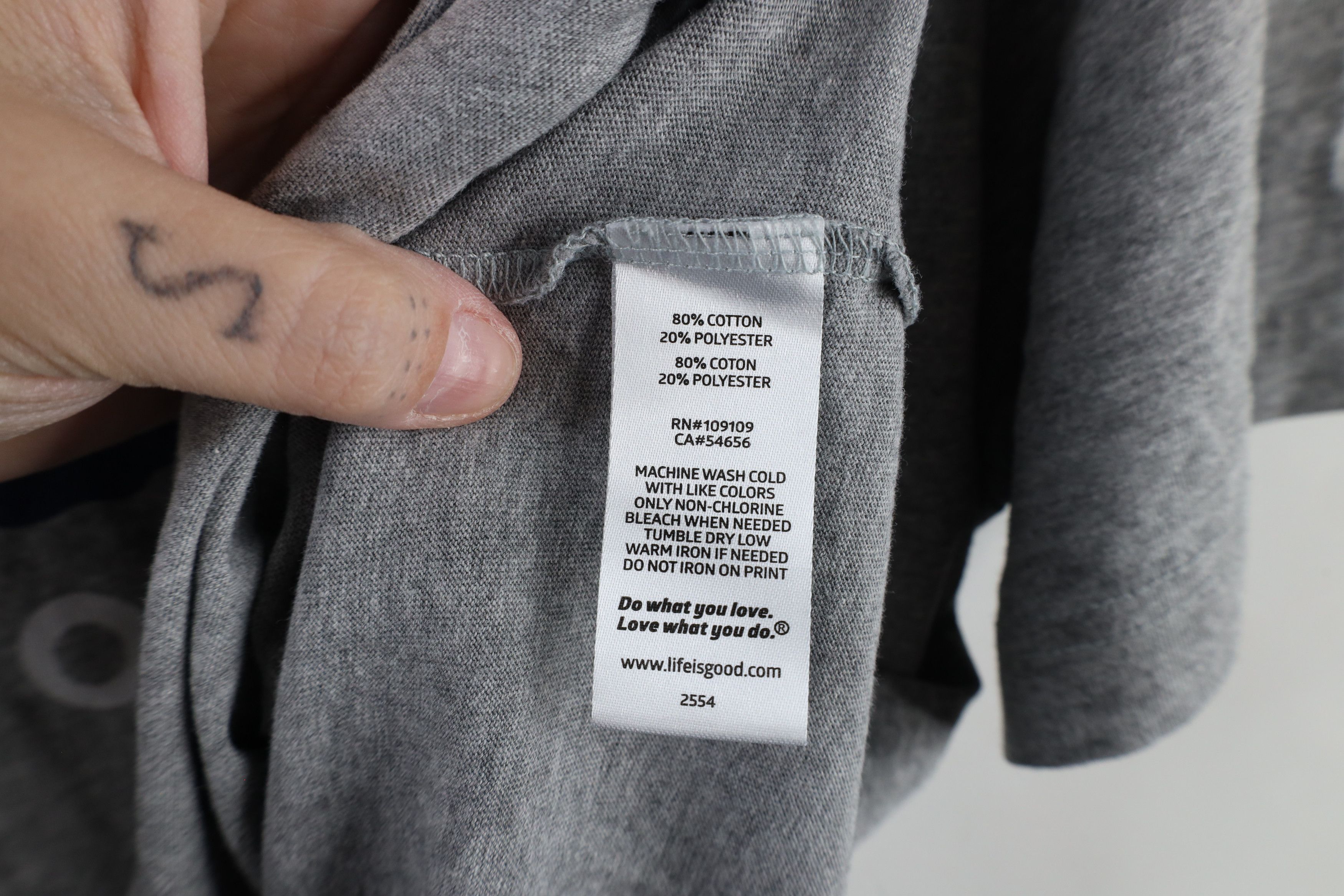 Life is Good × Vintage Life Is Good Out Boats Well With Others Crusher T-Shirt Gray Size US L / EU 52-54 / 3 - 7 Thumbnail