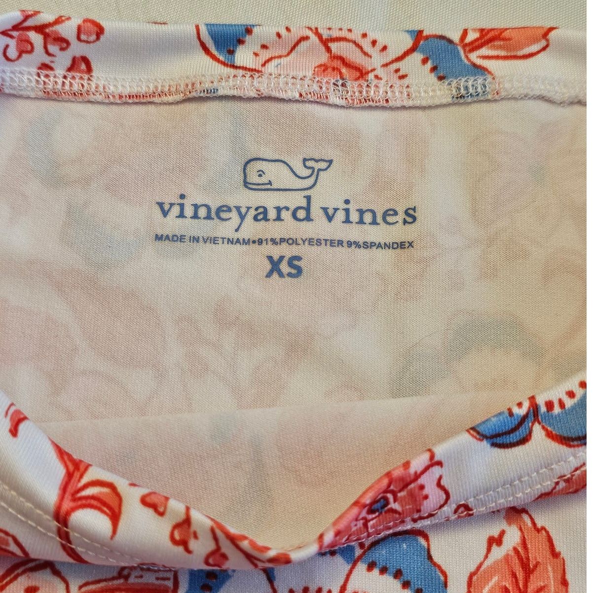 Vineyard Vines Vineyard Vines Casual Sankaty Floral 3/4 Sleeve Shirt Top XS Size XS / US 0-2 / IT 36-38 - 7 Thumbnail