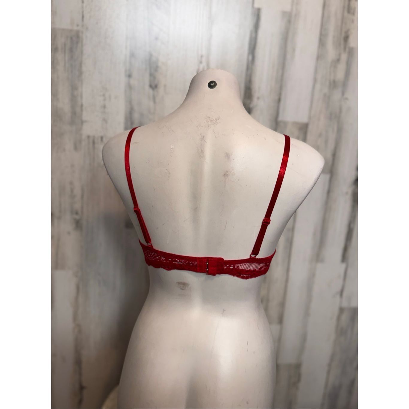 Other Just Be Red Lace Underwire Bra – Size 34C Size ONE SIZE - 3 Thumbnail