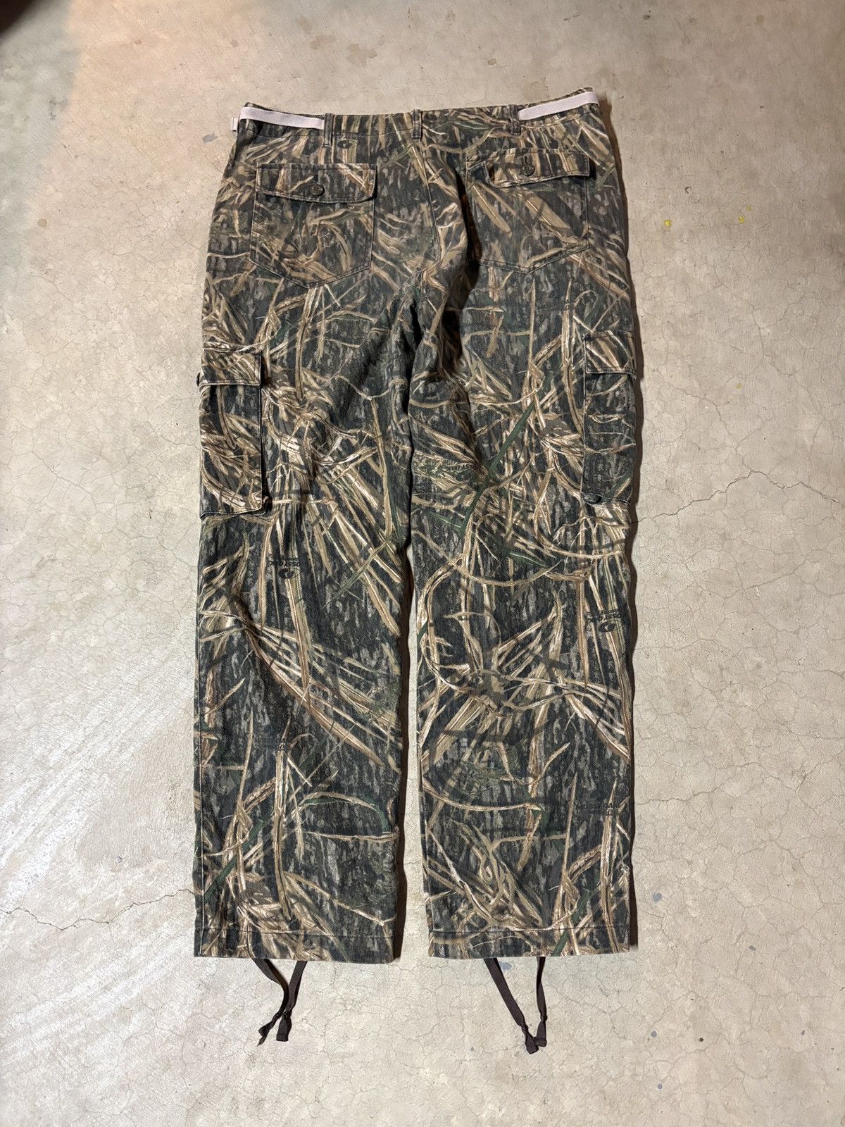 Cabelas Vintage 90s Cabela’s Mossy Oak Camo Cargo Pants Size 40x32 Size US 40 / EU 56 - 6 Thumbnail