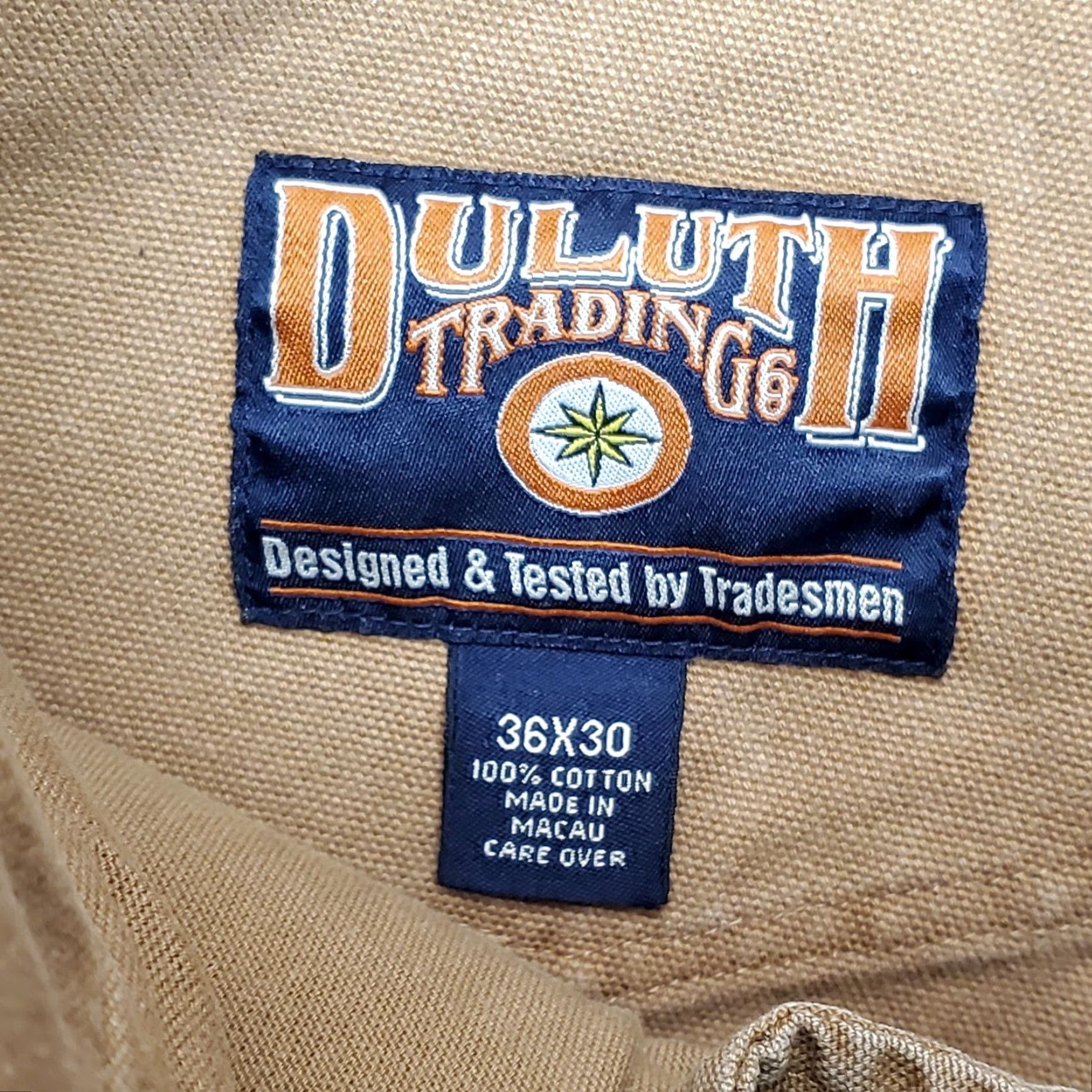 Vintage VINTAGE Duluth Mens Pants Chino Flat Front Canvas Brown 36x30 5-Pocket Workwear Casual Mens Size US 36 / EU 52 - 6 Thumbnail
