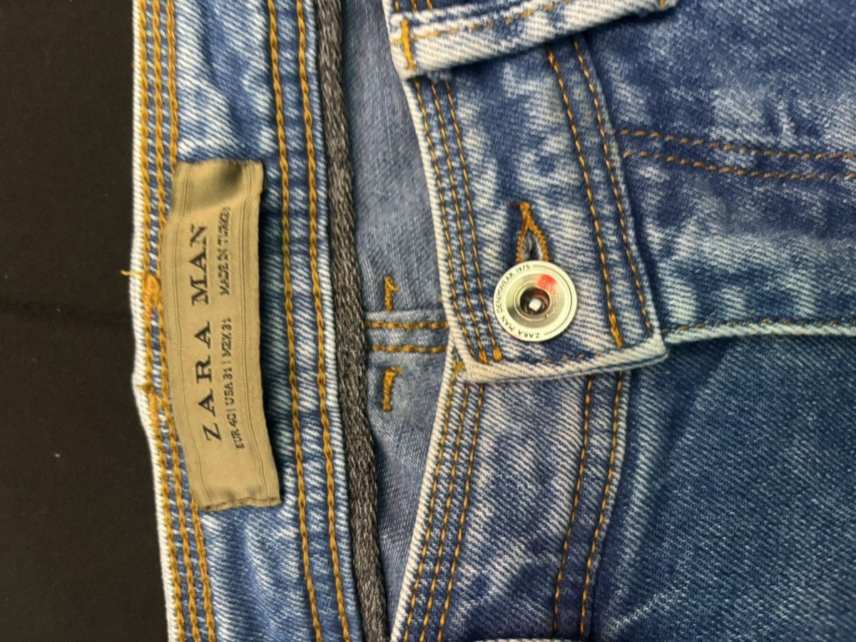 Zara Zara WAXED Skinny Jeans Size US 31 - 3 Thumbnail