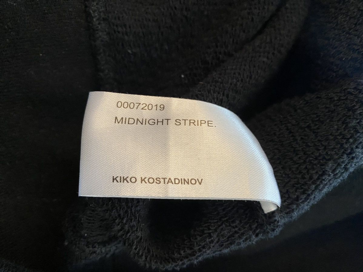 Kiko Kostadinov Kiko Kostadinov Black "Midnight Stripes" Hoodie Size US L / EU 52-54 / 3 - 7 Thumbnail