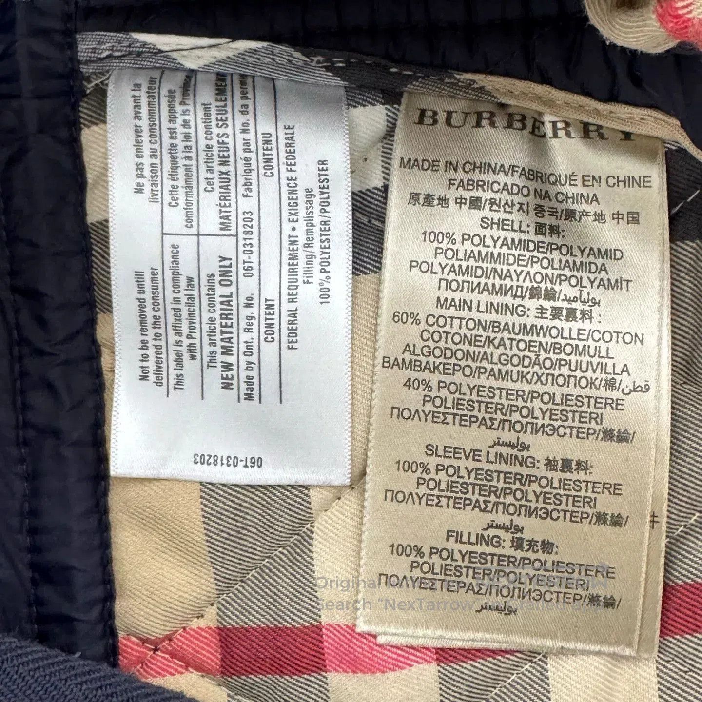 Burberry Burberry Quilted Cotton Jacket Size M. Size US M / EU 48-50 / 2 - 4 Thumbnail