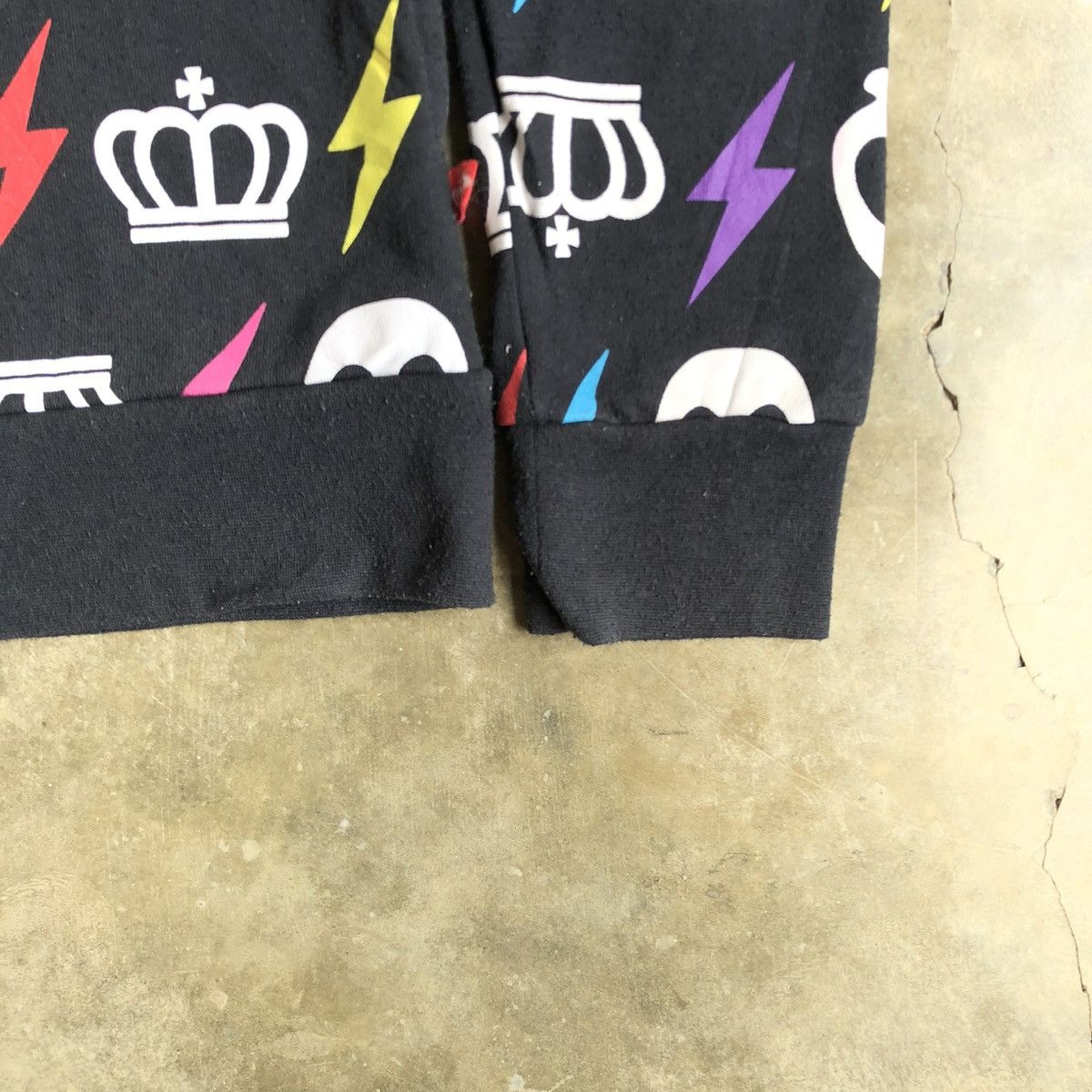 20471120 2000s Baby Doll All Over Print Logo Ziphoodie Black Lgb Size US M / EU 48-50 / 2 - 7 Thumbnail
