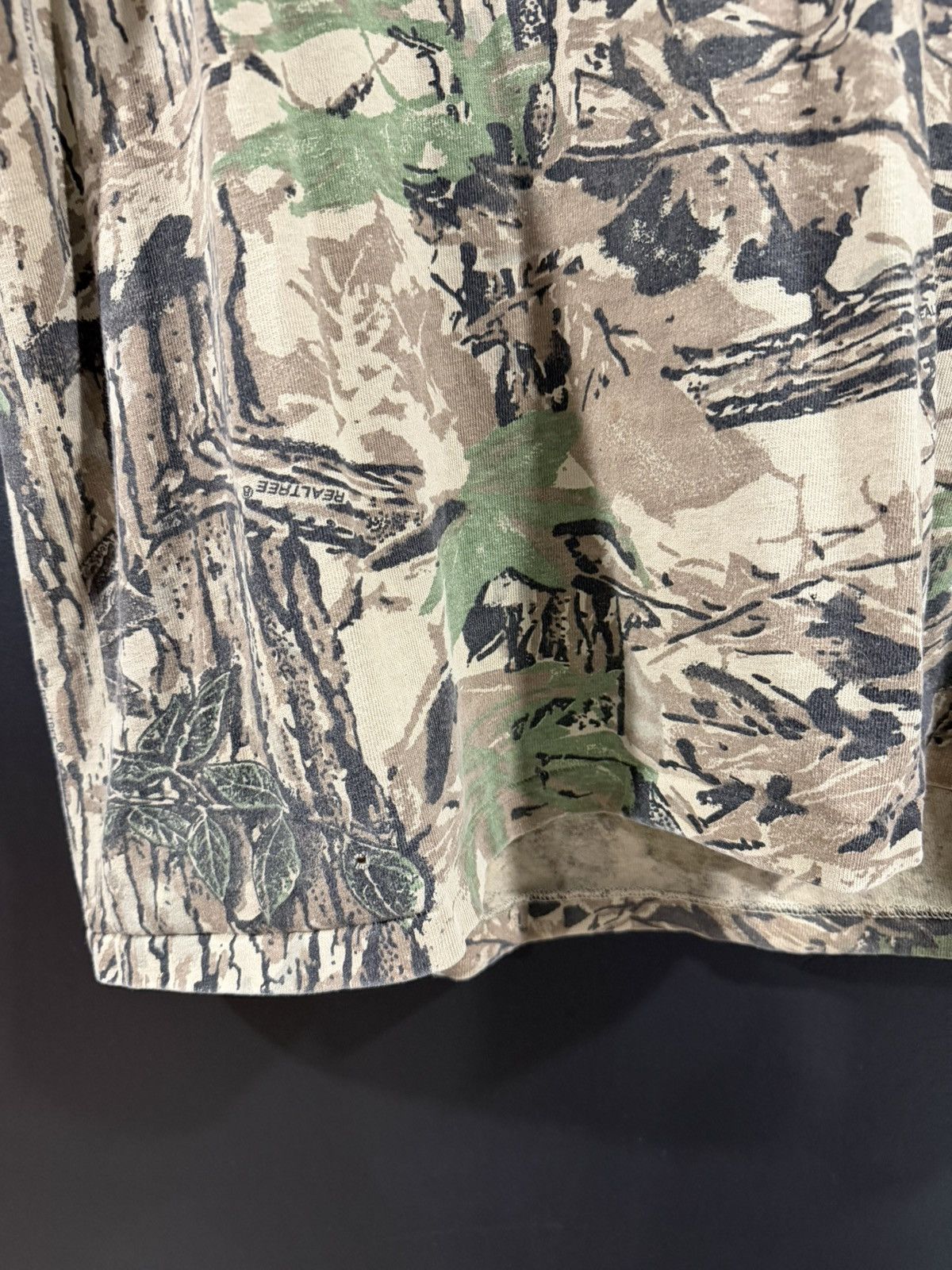 Vintage 1990s Vintage Camo Grunge Distressed Single Stitch Tee XL Size US XL / EU 56 / 4 - 7 Thumbnail