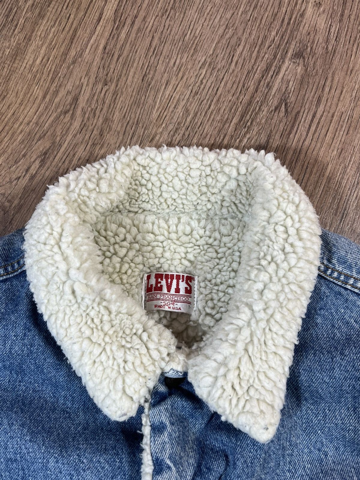 Levi's Vintage 70-80s Levi’s Sherpa Jacket – Made in USA Size US L / EU 52-54 / 3 - 6 Thumbnail