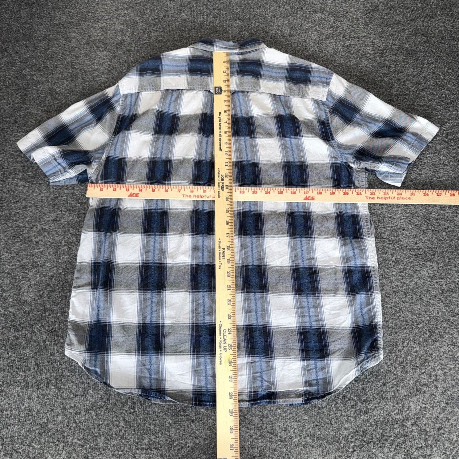 Tommy Bahama Tommy Bahama Shirt Mens Large Blue Plaid Short Sleeve Size US L / EU 52-54 / 3 - 5 Thumbnail